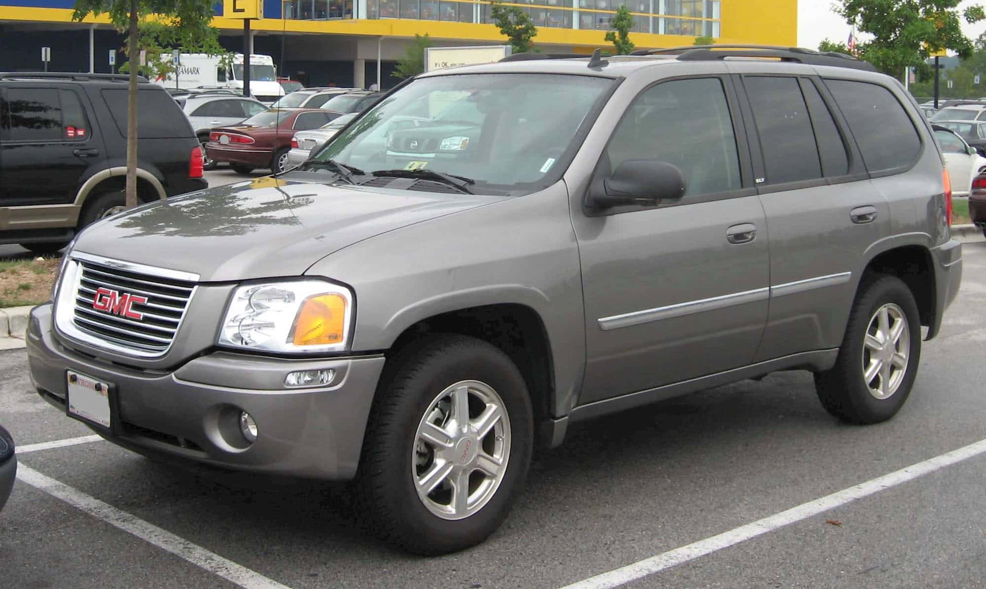 GMC Envoy, 2000, gray, Full HD Desktop Wallpaper