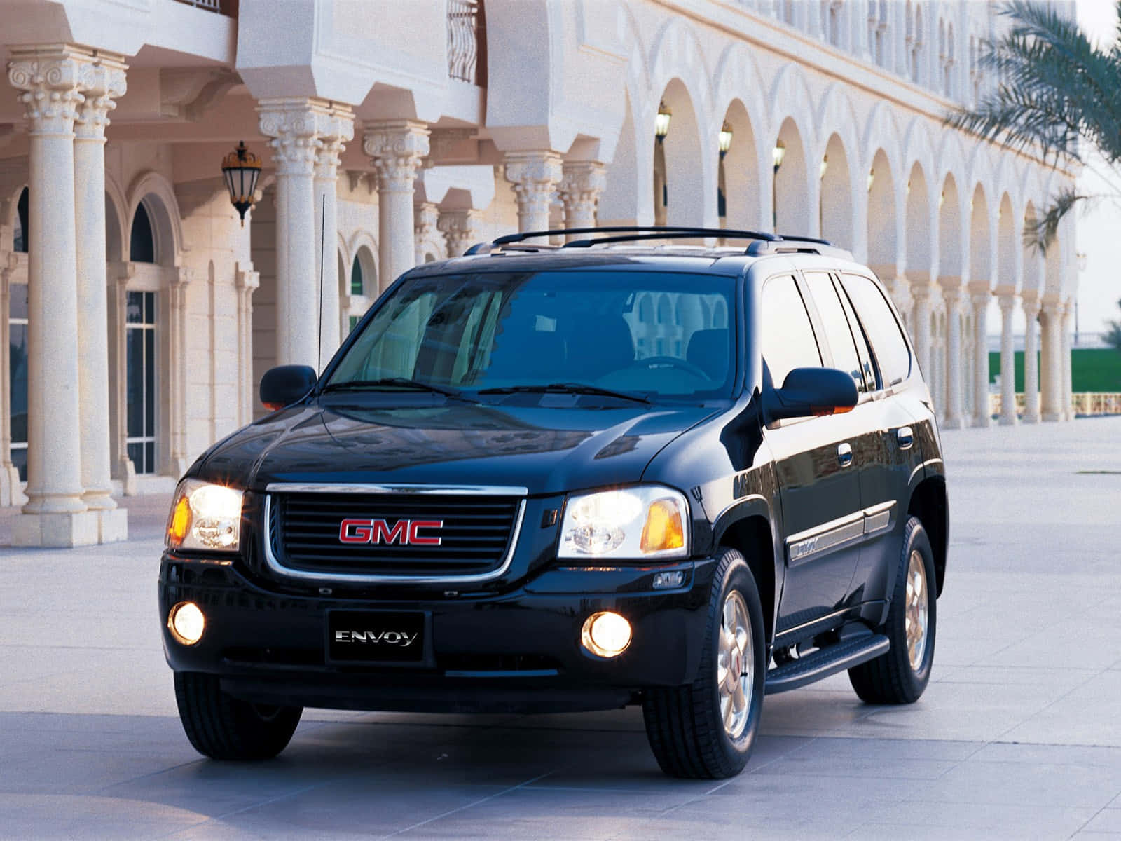 GMC Envoy, black, daylight, HD Desktop Wallpaper