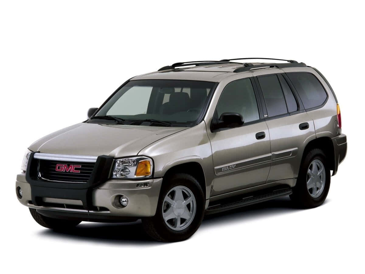 GMC Envoy, silver, roof racks, SD Desktop Wallpaper