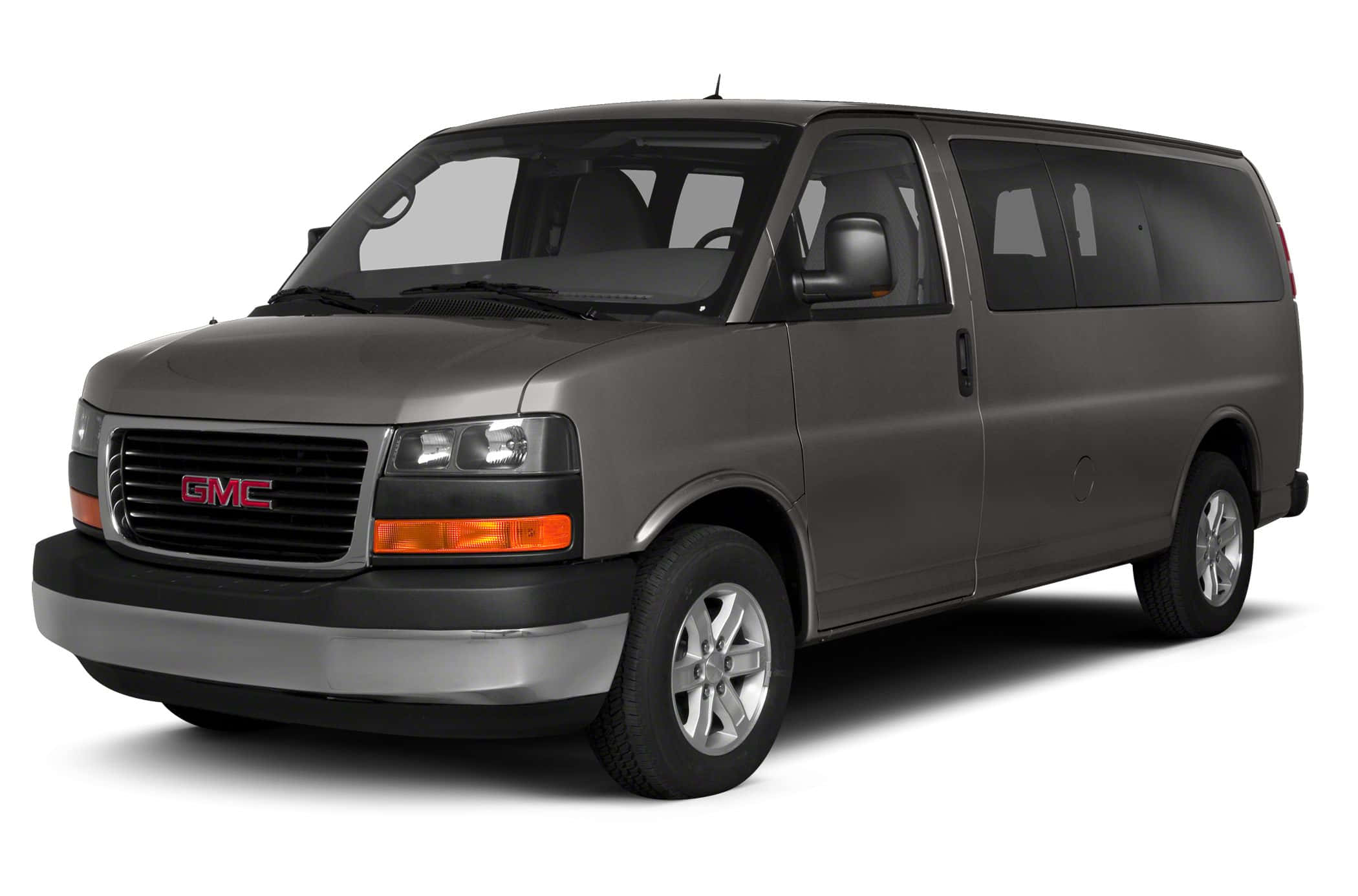 GMC Savana, gray, tinted windows, Full HD Desktop Wallpaper