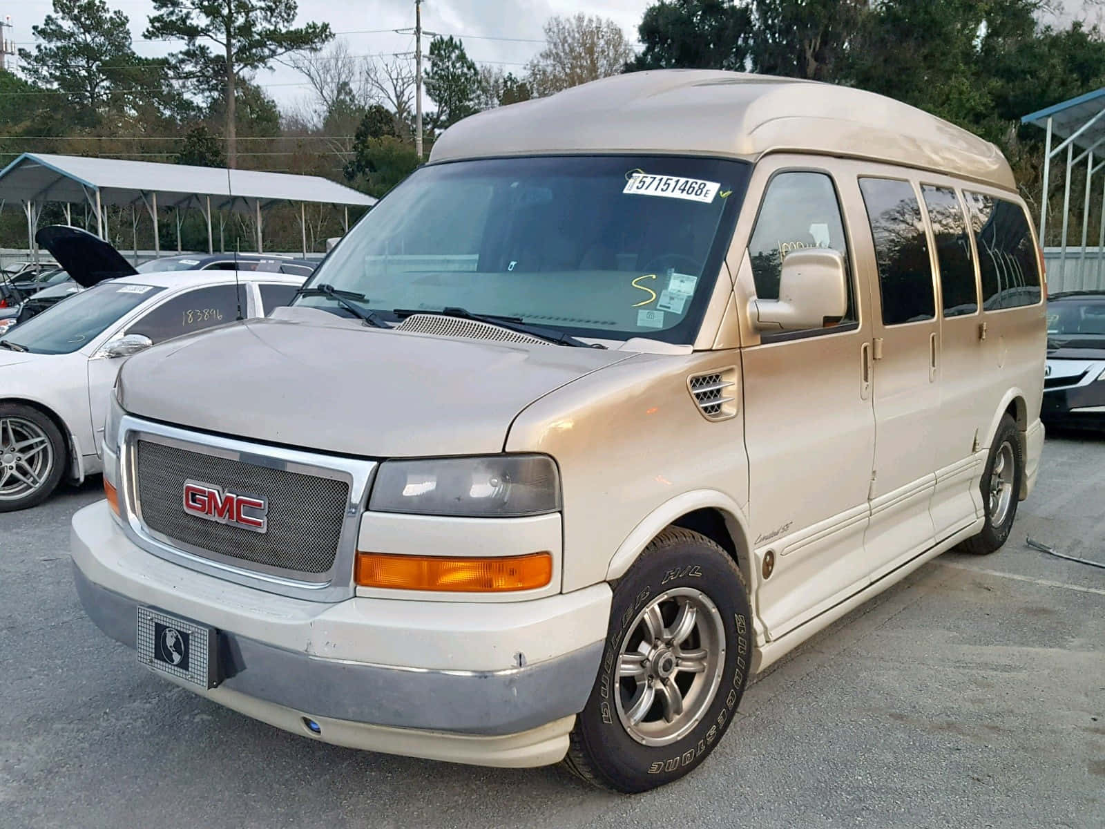 GMC Savana, beige, motorhome, HD Desktop Wallpaper