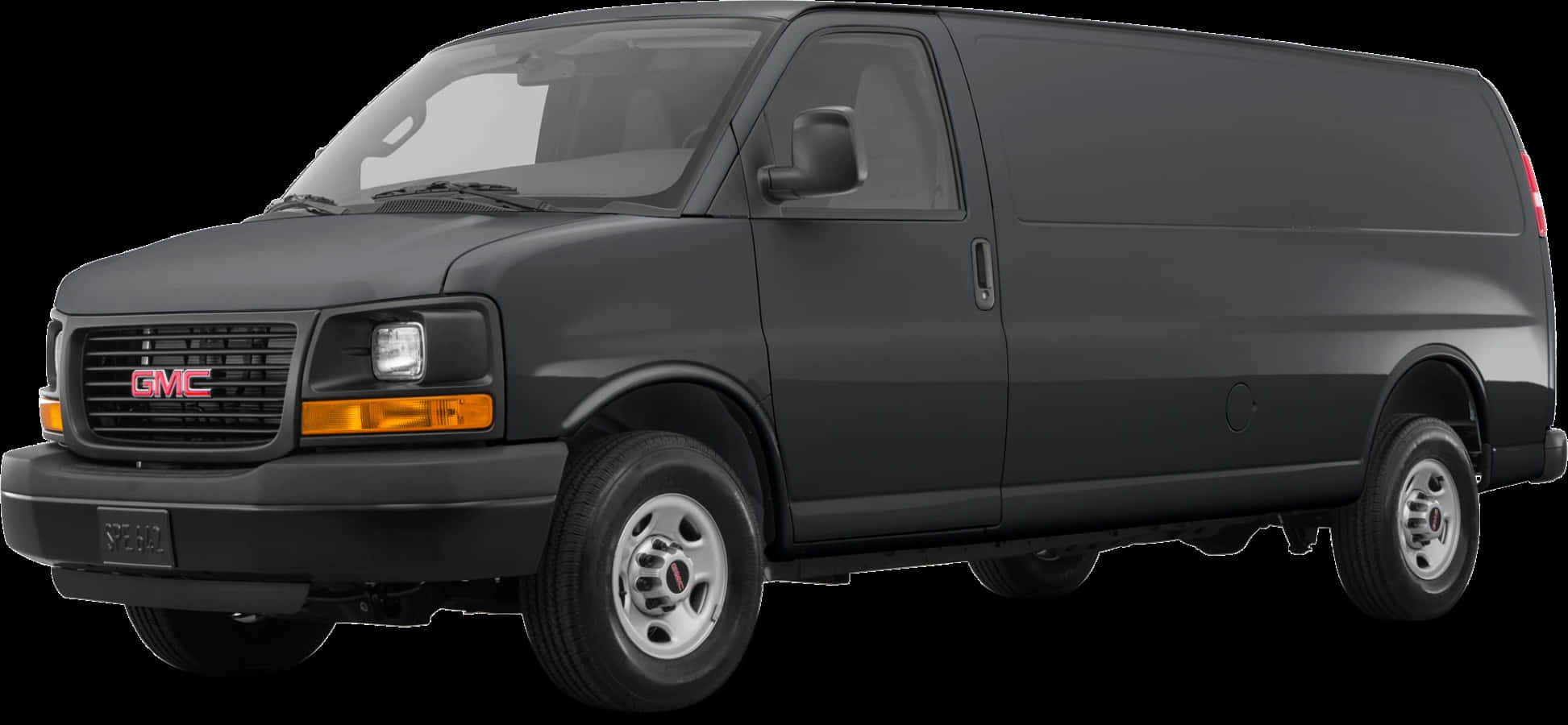 GMC Savana, dark gray, cargo van, Full HD Desktop Wallpaper