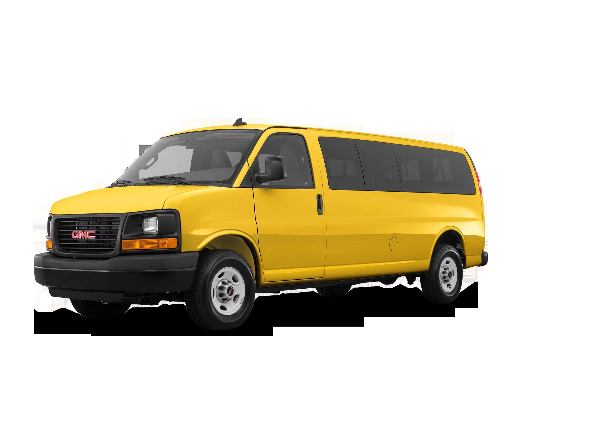 GMC Savana, 2400 x 1742, bright yellow, Full HD Desktop Wallpaper