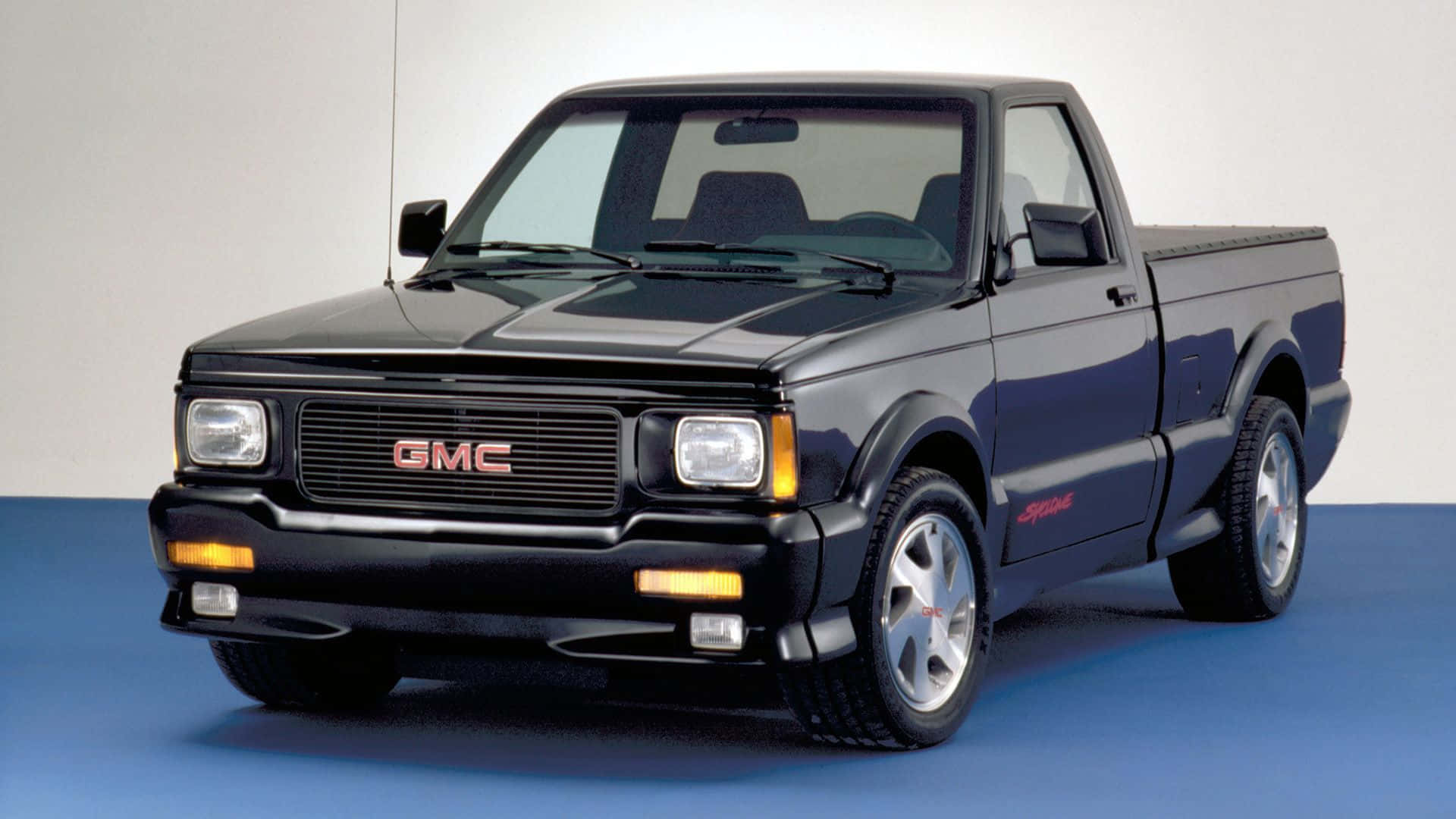 GMC Syclone, black, red accents, Full HD Desktop Wallpaper