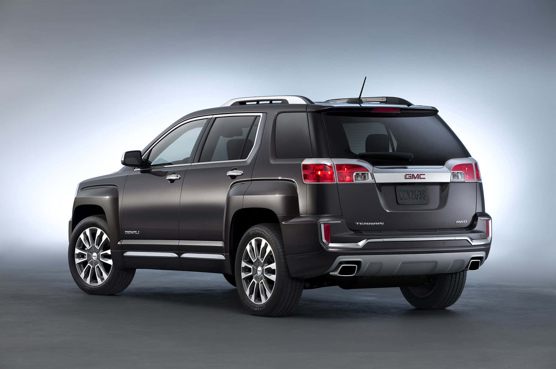 GMC Terrain, dark gray, studio setting, Full HD Desktop Wallpaper