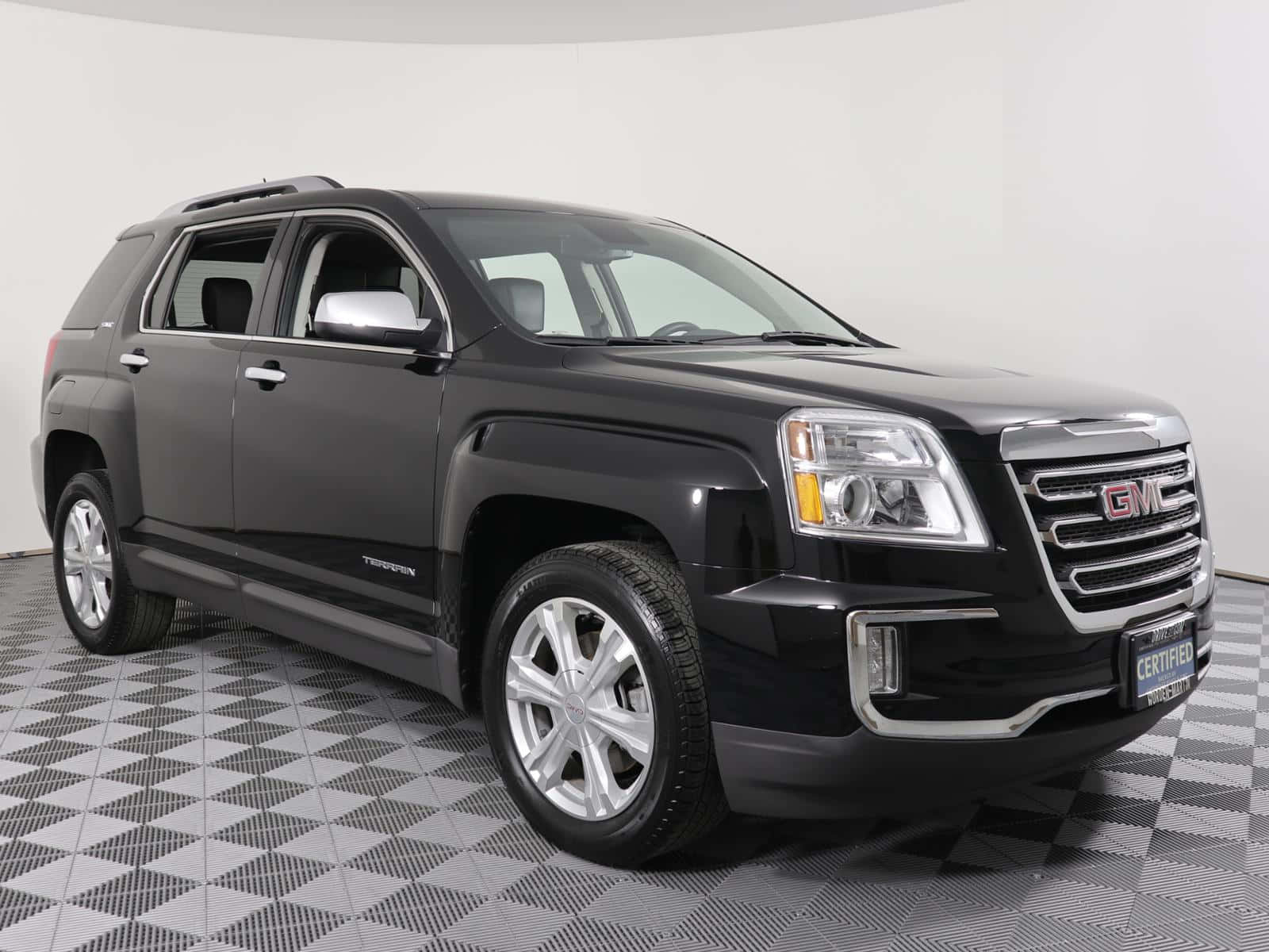 GMC Terrain, sleek black, studio, HD Desktop Wallpaper