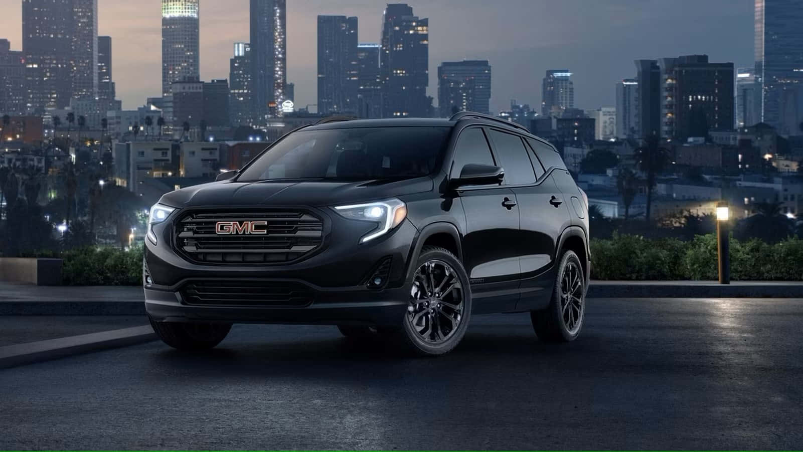 GMC Terrain, black, rooftop, HD Desktop Wallpaper