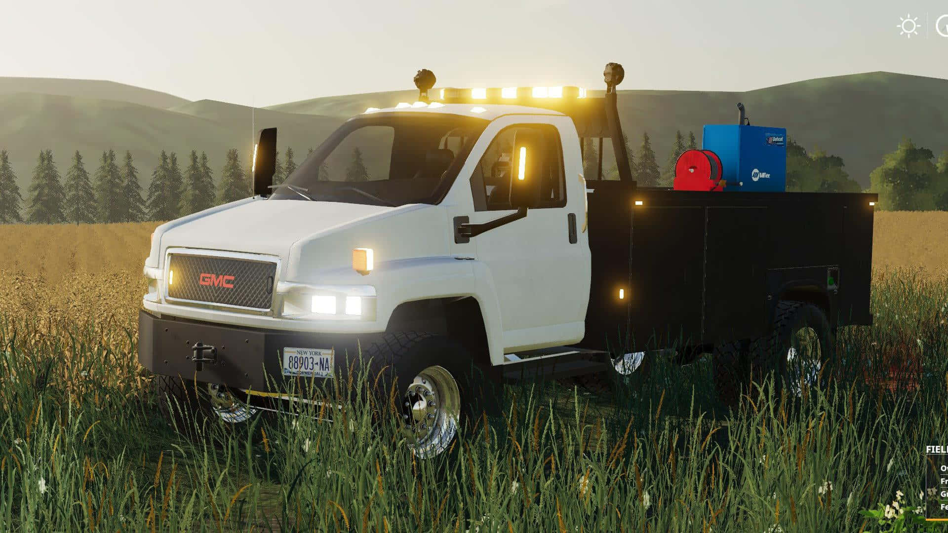 GMC Topkick, white, tow truck, Full HD Desktop Wallpaper