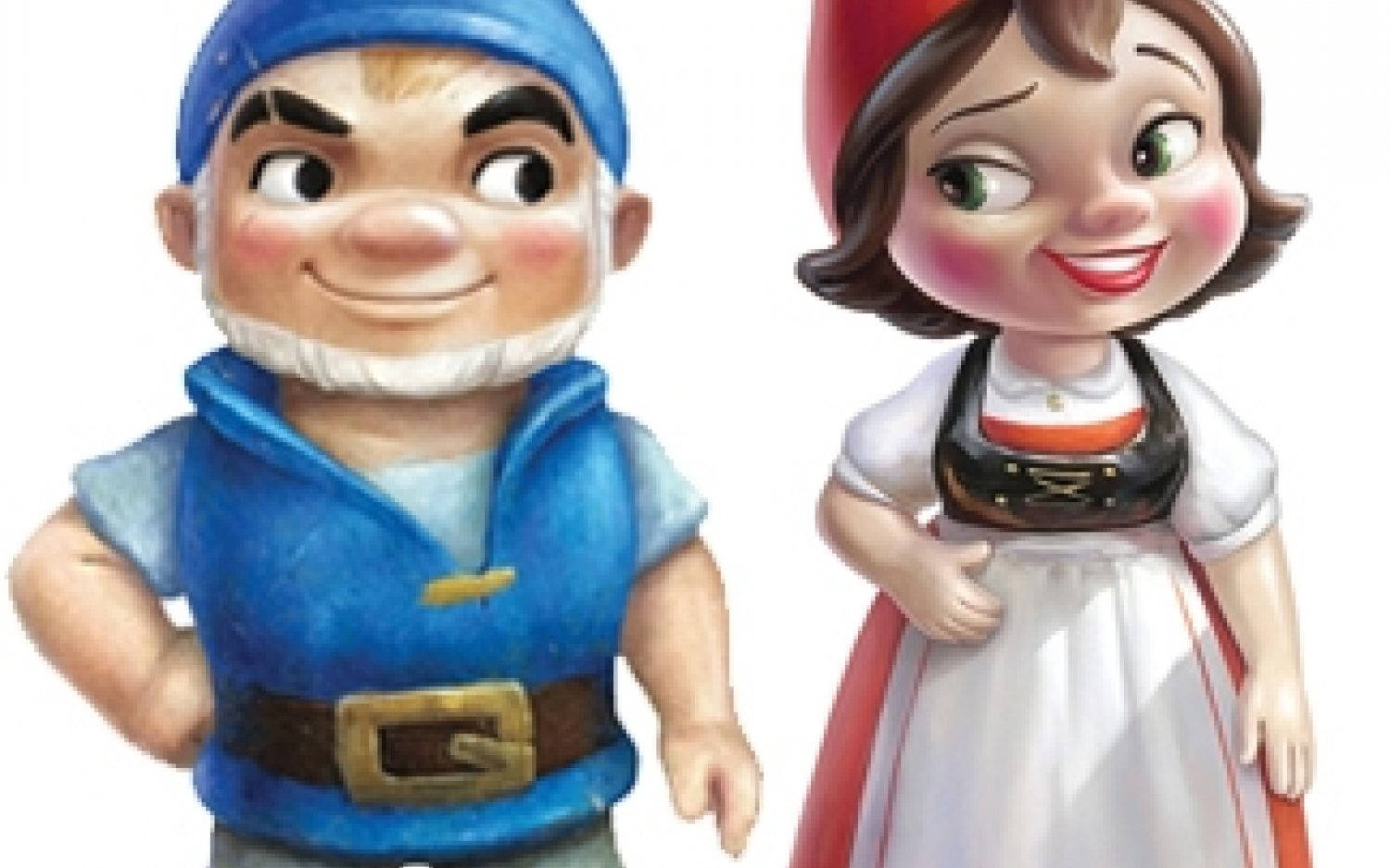 Gnomeo And Juliet, cartoon dwarf, smiling girl, HD Desktop Wallpaper