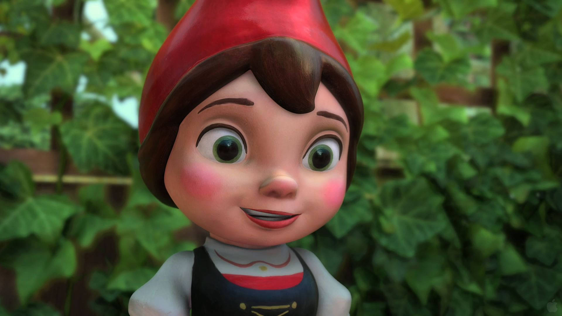 Gnomeo And Juliet, female character, red hat, Full HD Desktop Wallpaper