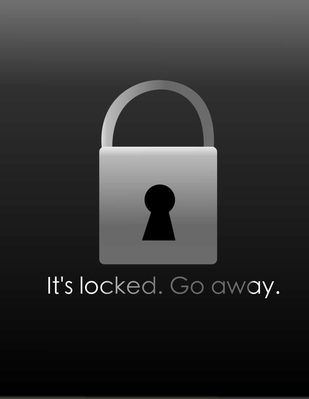 silver, padlock, dark gradient background, HD Phone Wallpaper