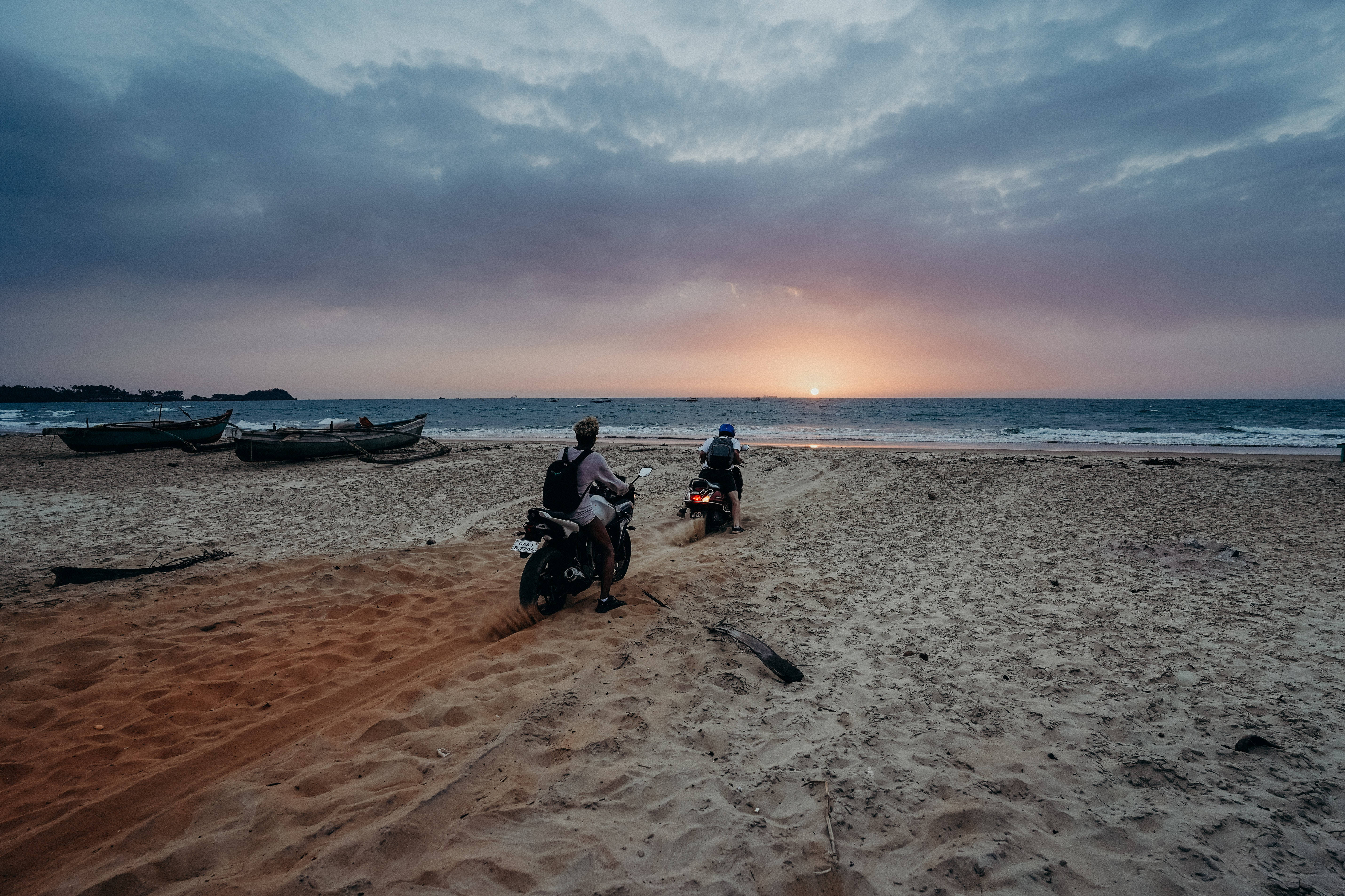 Goa India, sandy beach, sunset, 5K Desktop Wallpaper