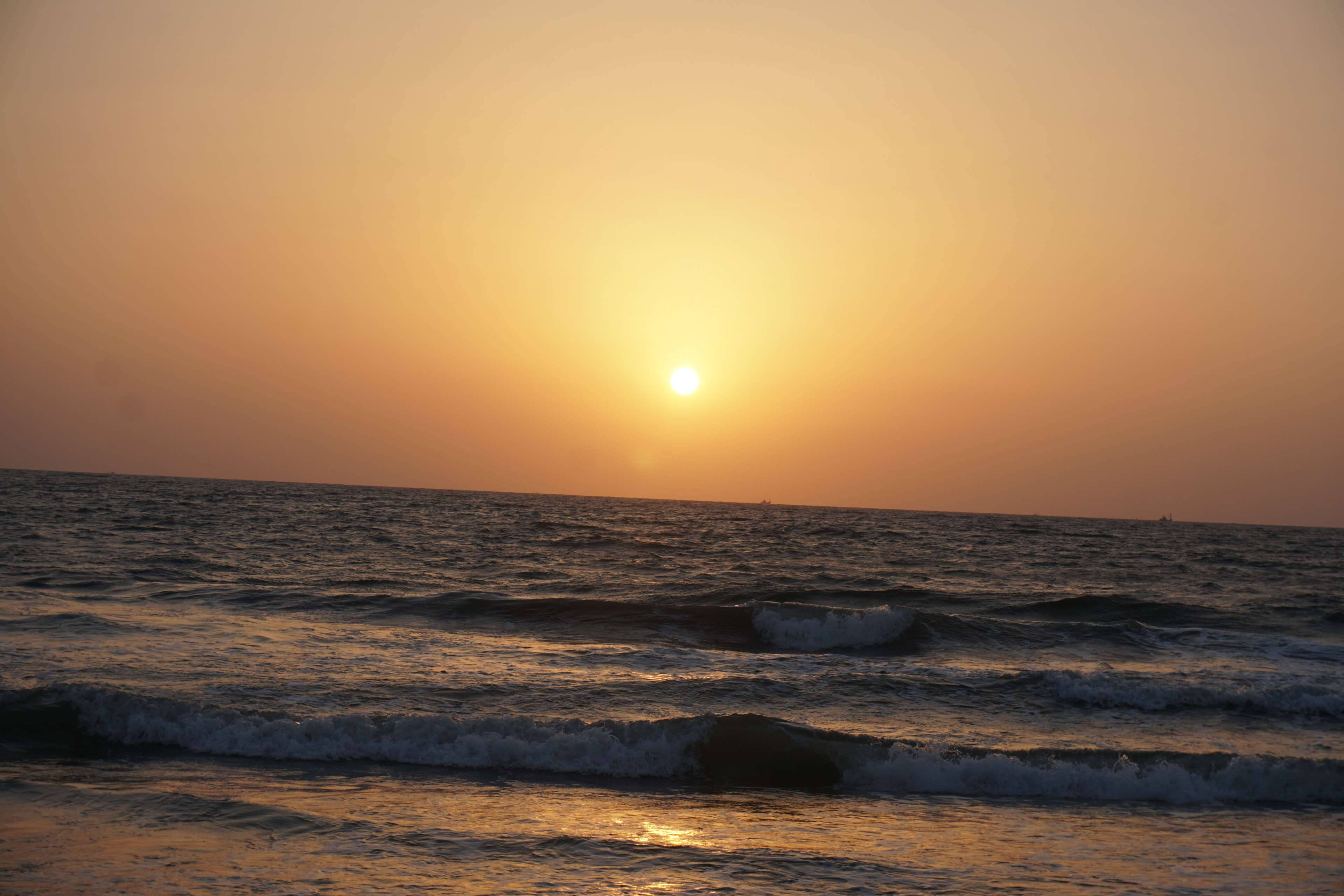 Goa India, sunset, golden sun, 4K Desktop Wallpaper