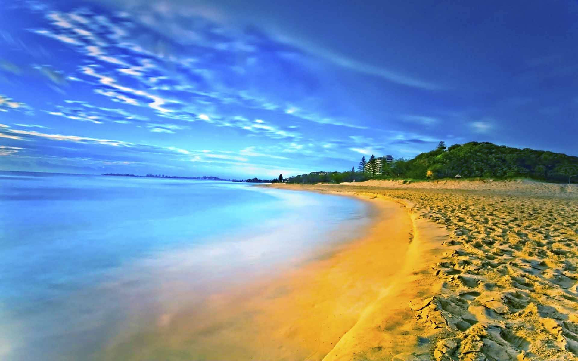 Goa India, sunset, golden sand, Full HD Desktop Wallpaper