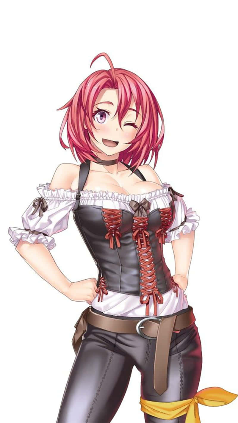 Goblin Slayer Cow Girl, anime character, pink hair, HD Phone Wallpaper