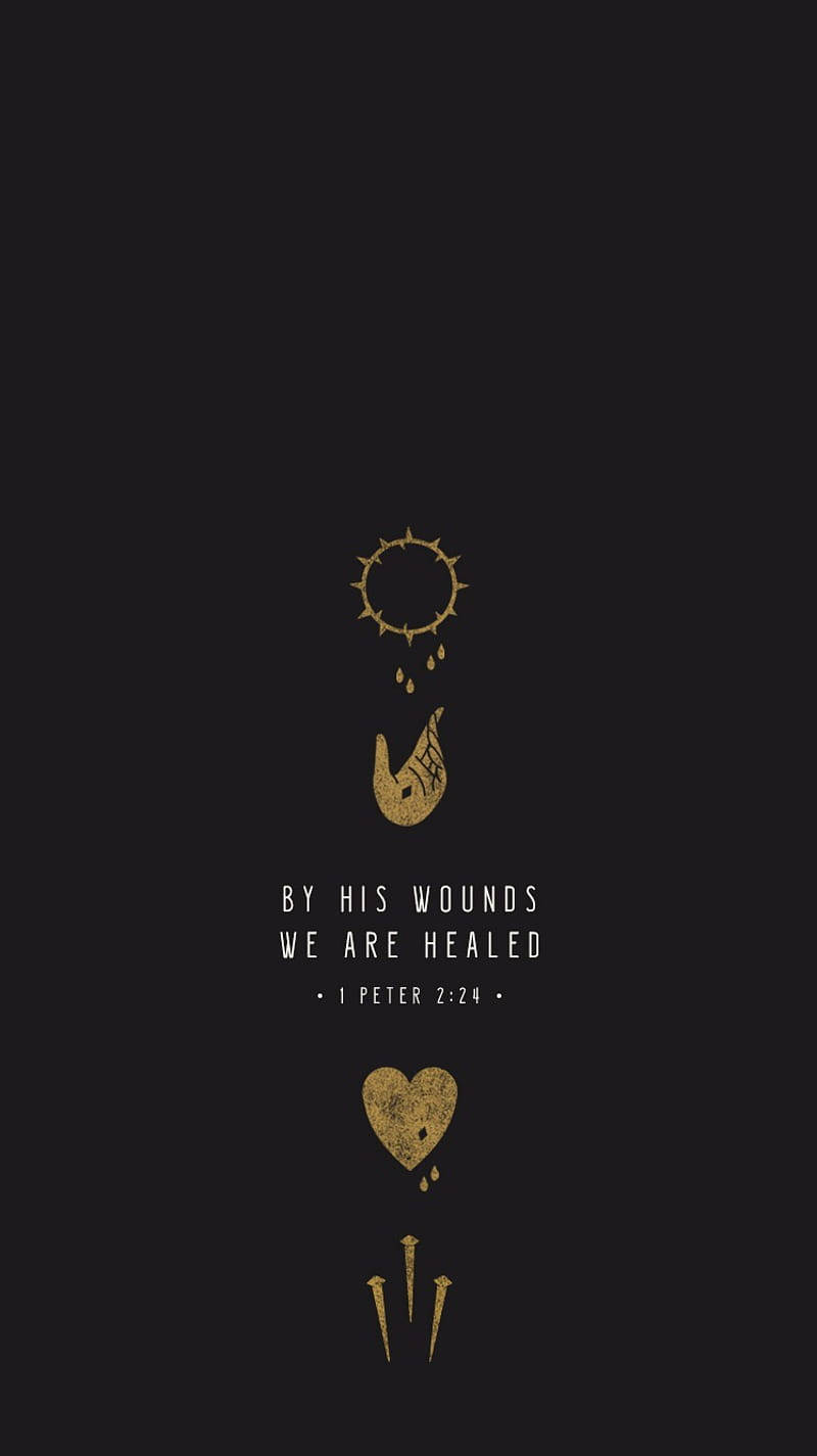 Aesthetic Gods, minimalist black wallpaper, golden religious symbols, HD Phone Wallpaper