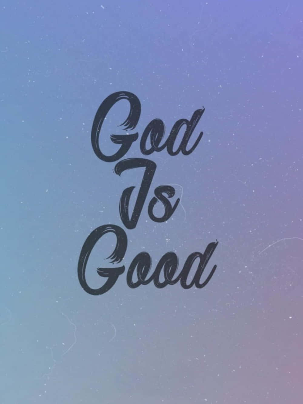 God Is Good, cursive font, lavender, HD Phone Wallpaper