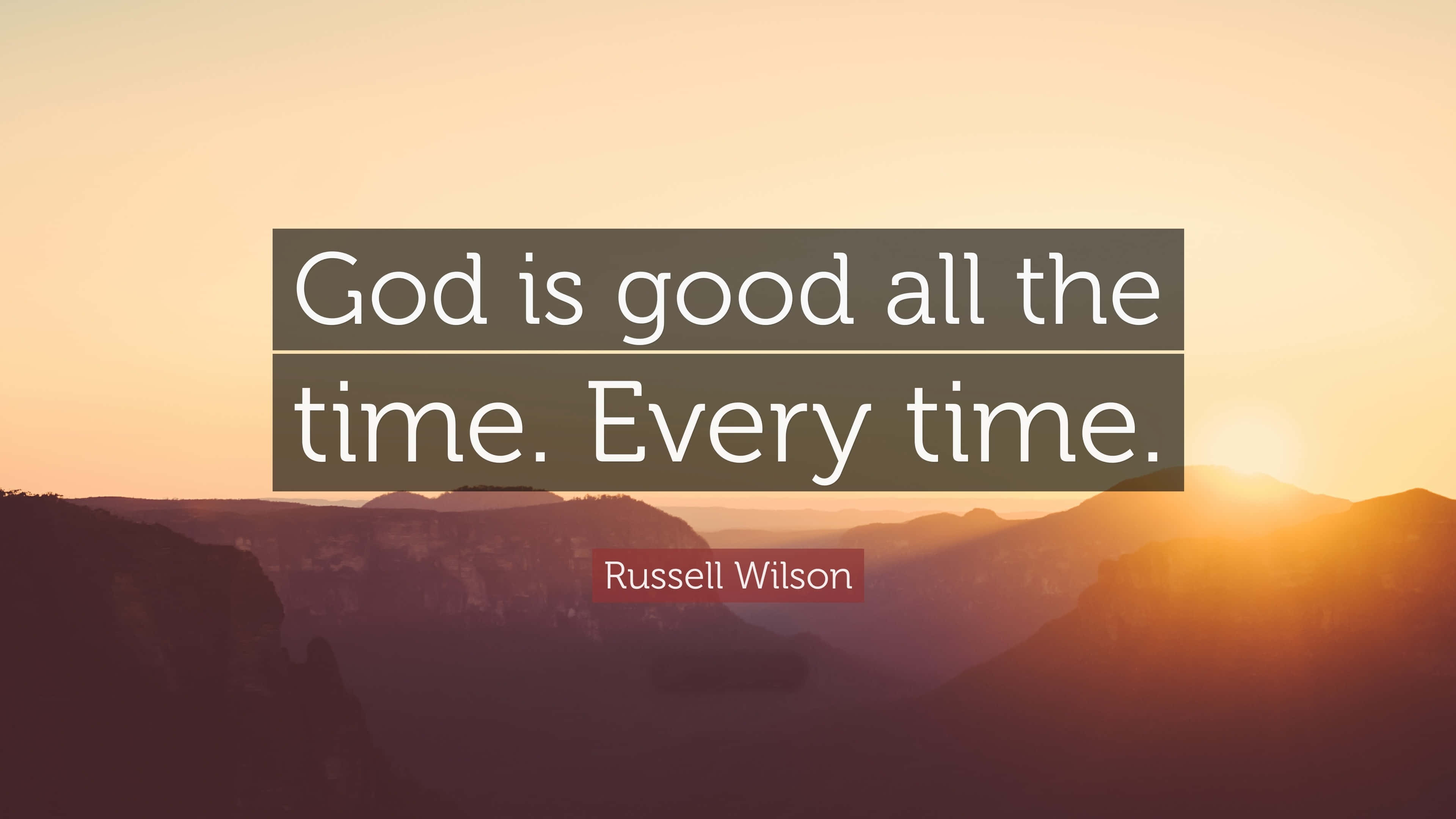 God Is Good, sunrise, golden sunset light, 4K Desktop Wallpaper
