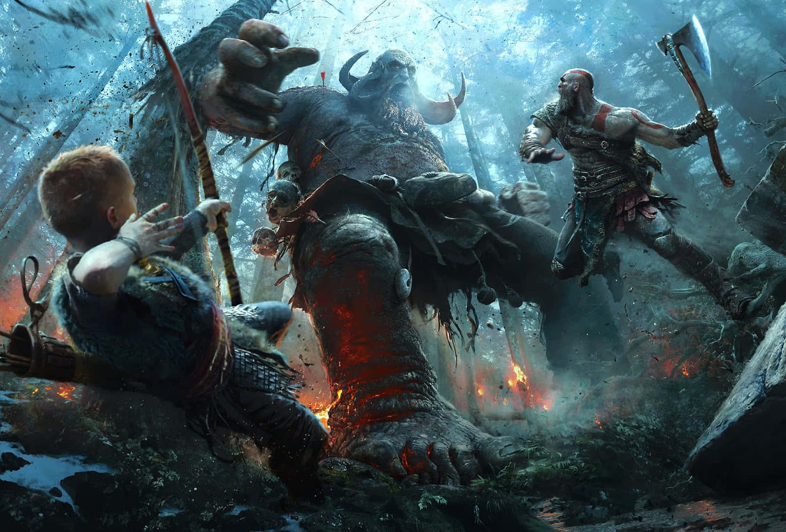 God Of War Characters, warrior, child, HD Desktop Wallpaper