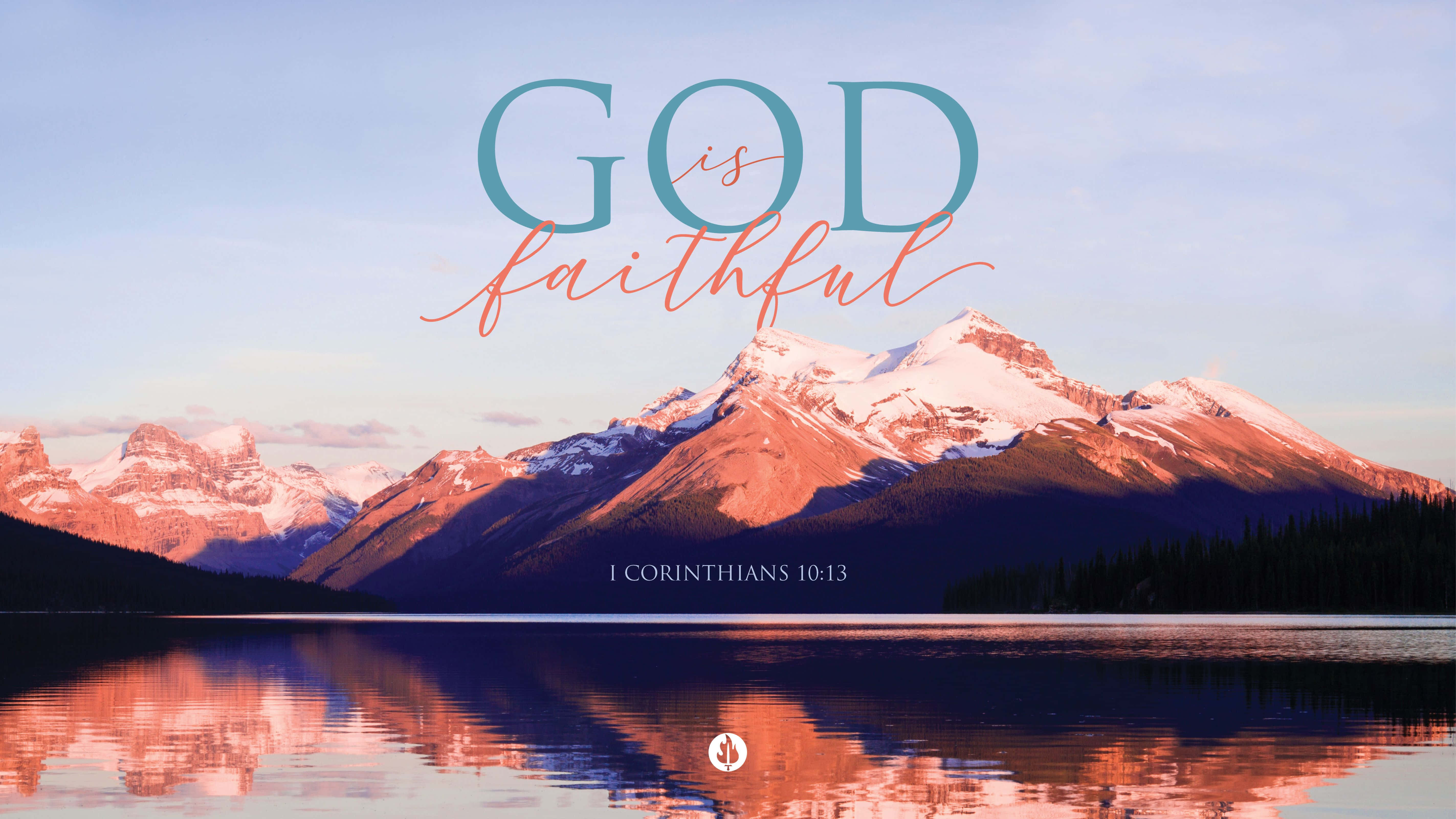 God Quotes Desktop, snow-capped mountains, calm waters, 5K Desktop Wallpaper