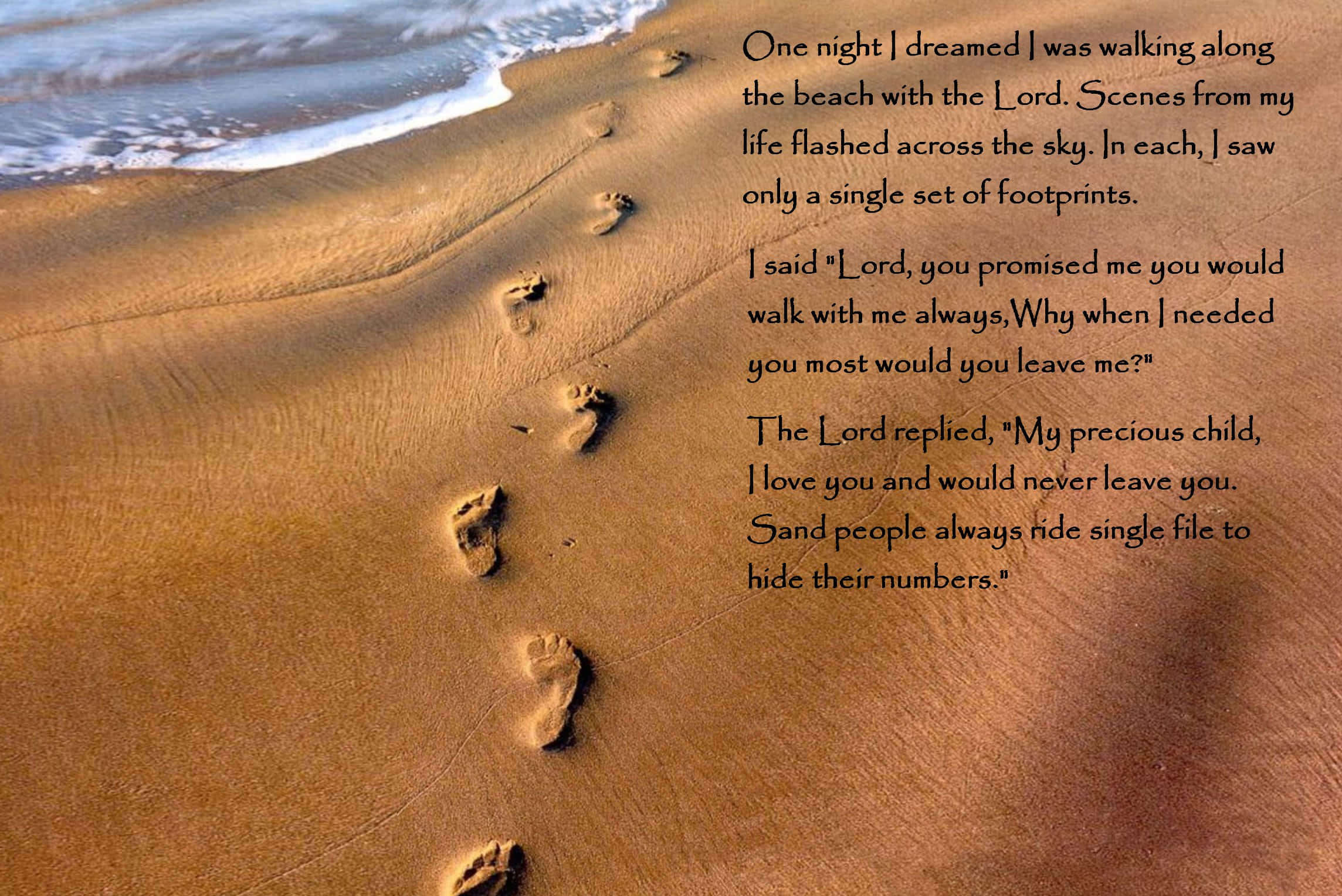golden sand, wet sand, gentle waves, Full HD Desktop Wallpaper