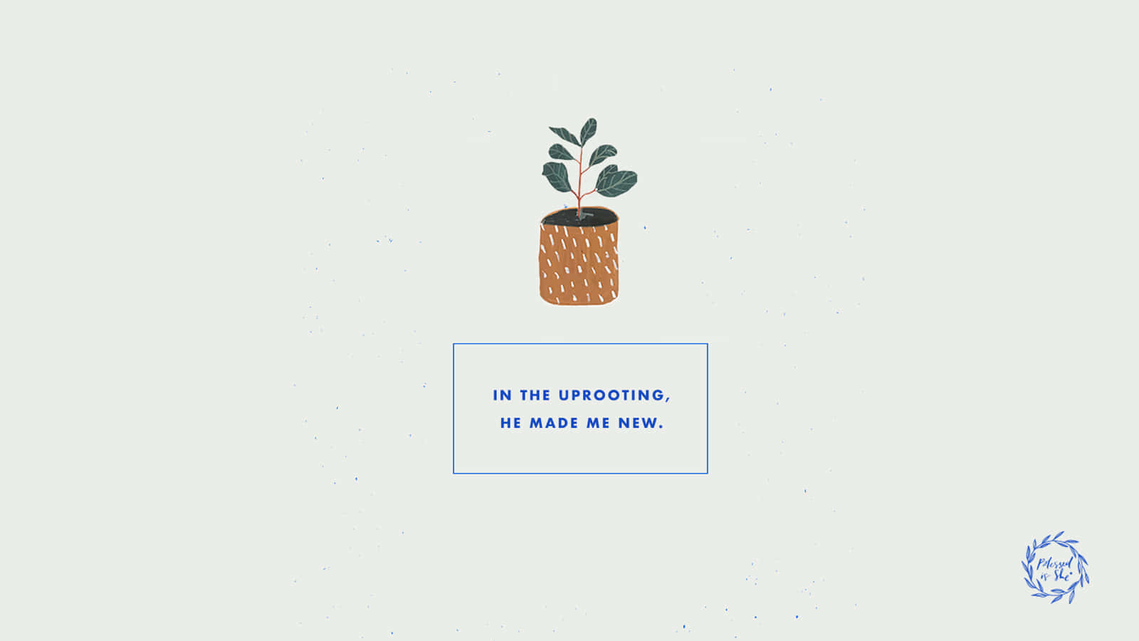 God Quotes Desktop, Divinity is everywhere, IN THE UPROOTING HE MADE ME NEW, HD Desktop Wallpaper