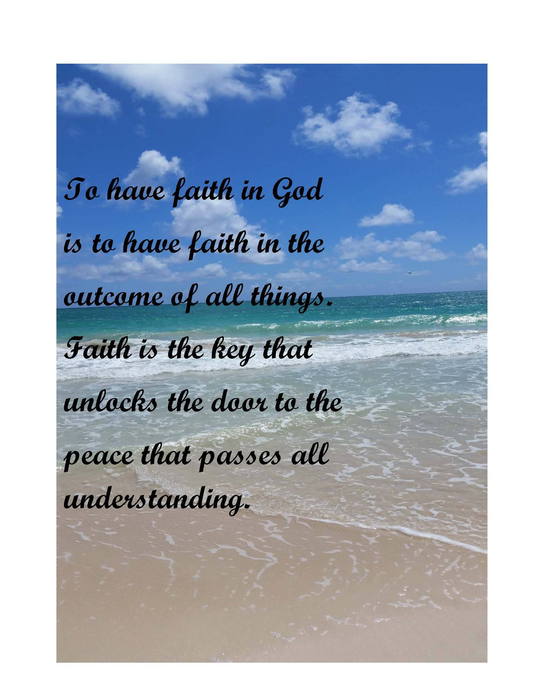 God quotes, beach, gentle waves, Full HD Phone Wallpaper