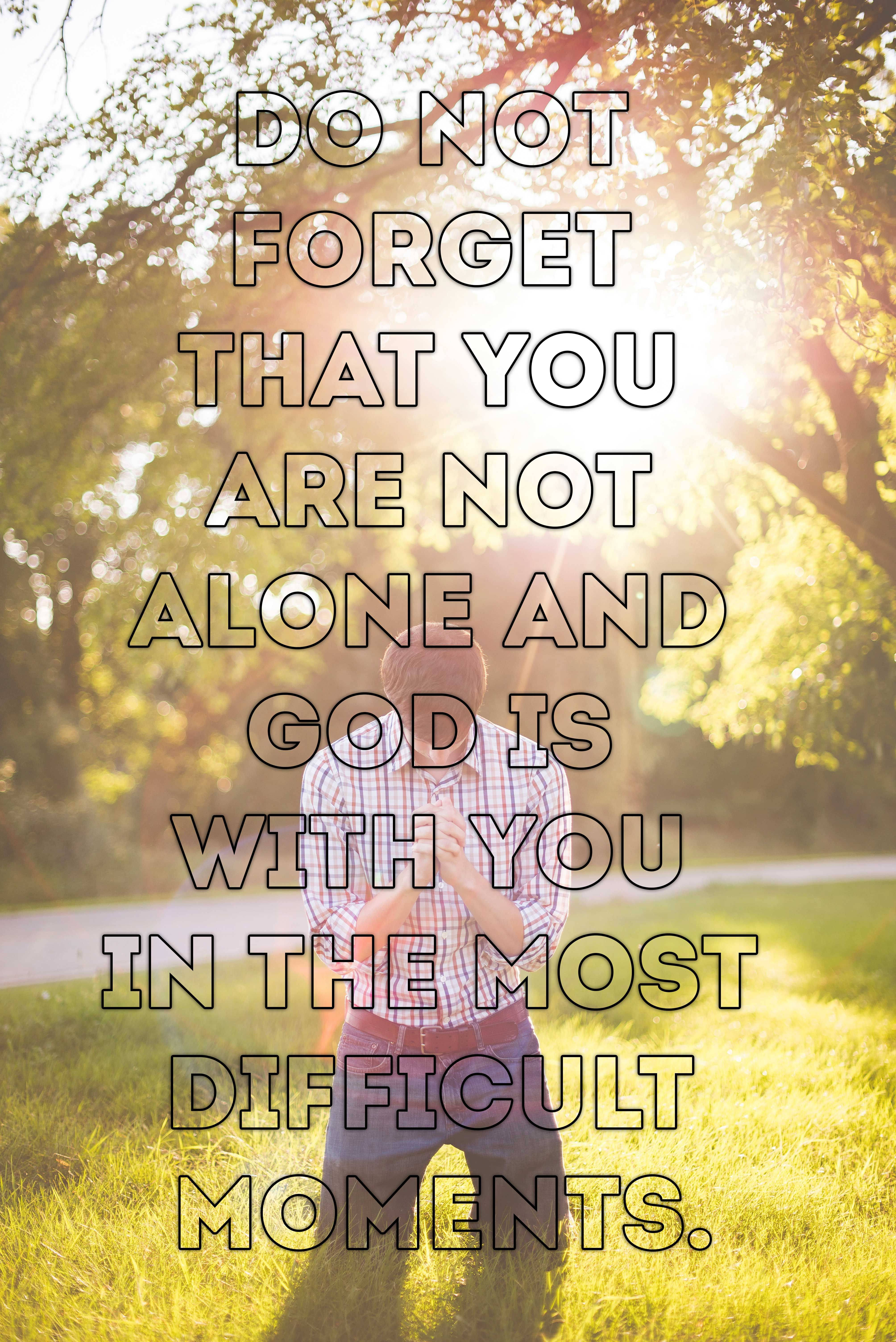 God Quotes, sunlit park, text overlay, 5K Phone Wallpaper