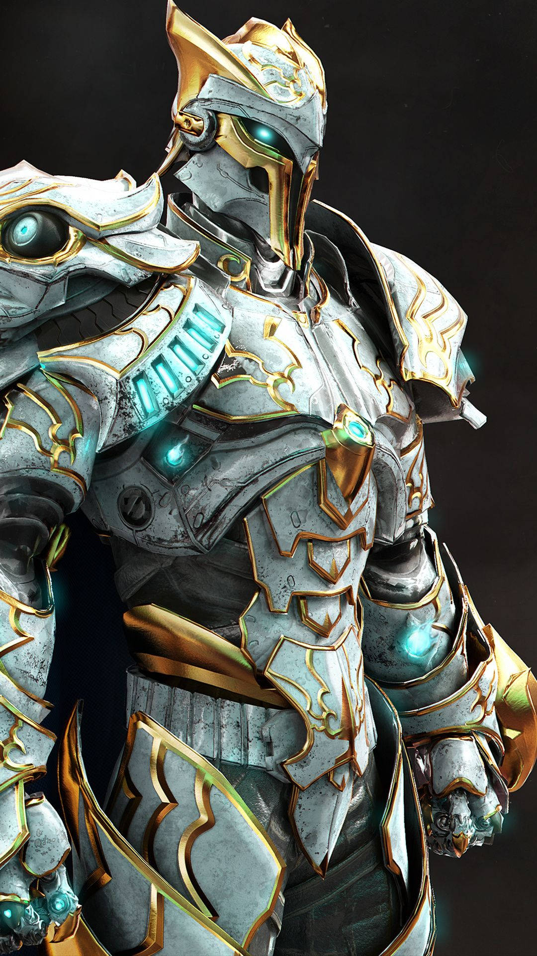 Godfall, gleaming eyes, futuristic warrior, Full HD Phone Wallpaper