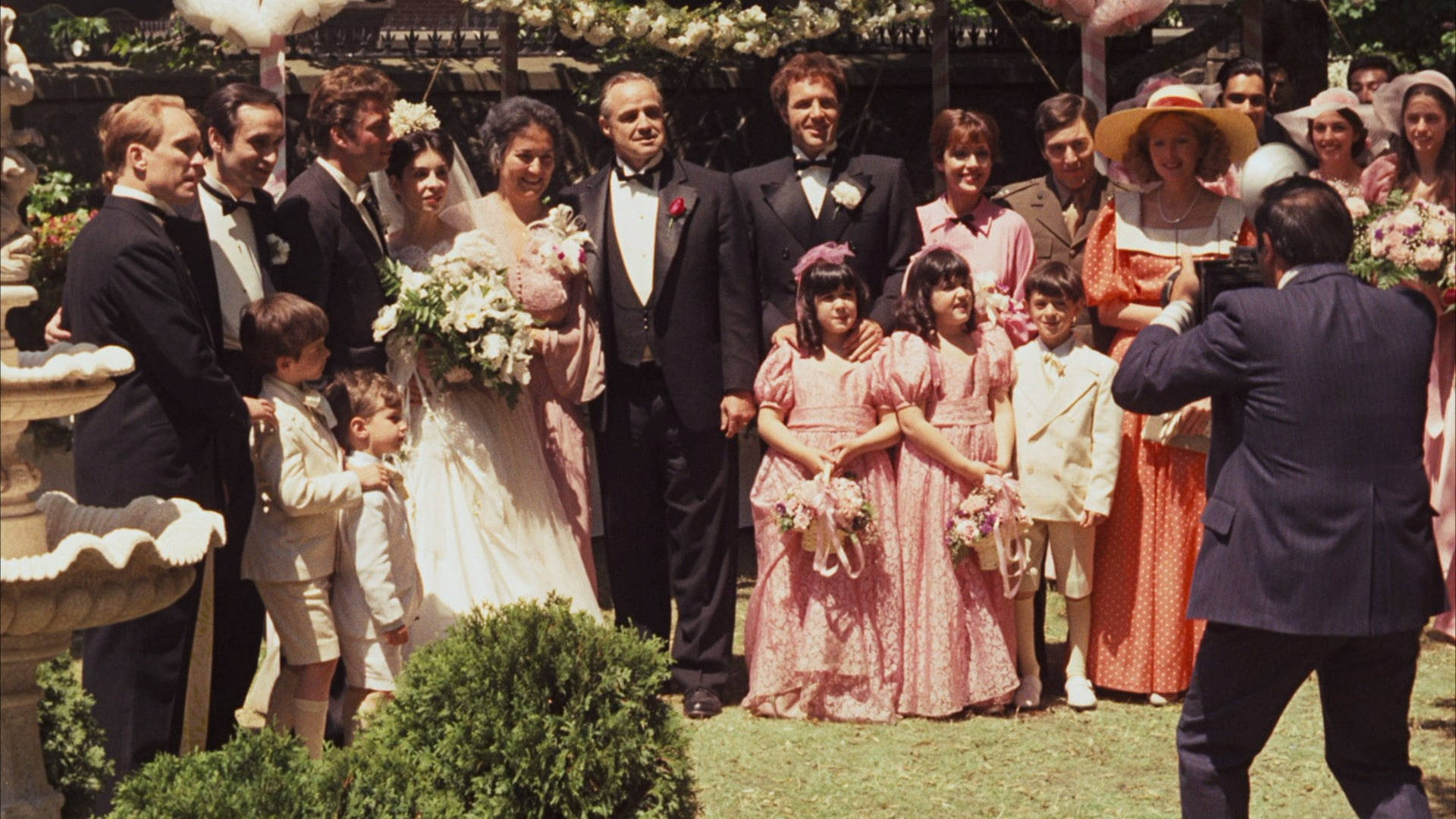 The Godfather, wedding, fountain, Full HD Desktop Wallpaper