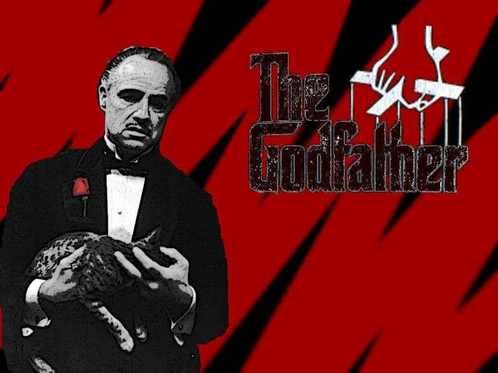 The Godfather, red zigzag, tuxedo, SD Desktop Wallpaper