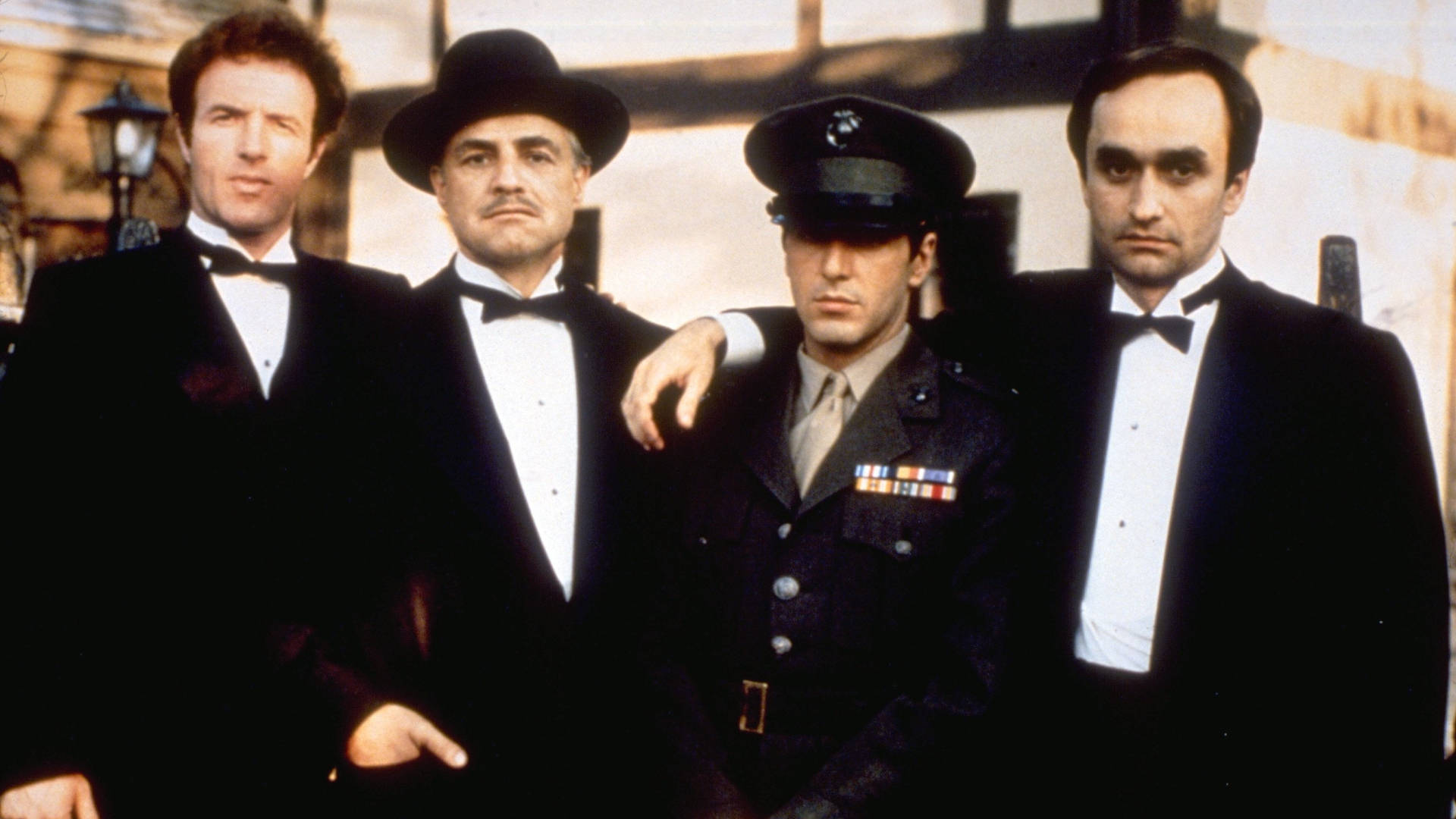 The Godfather, gentlemen, formal black tuxedos, Full HD Desktop Wallpaper