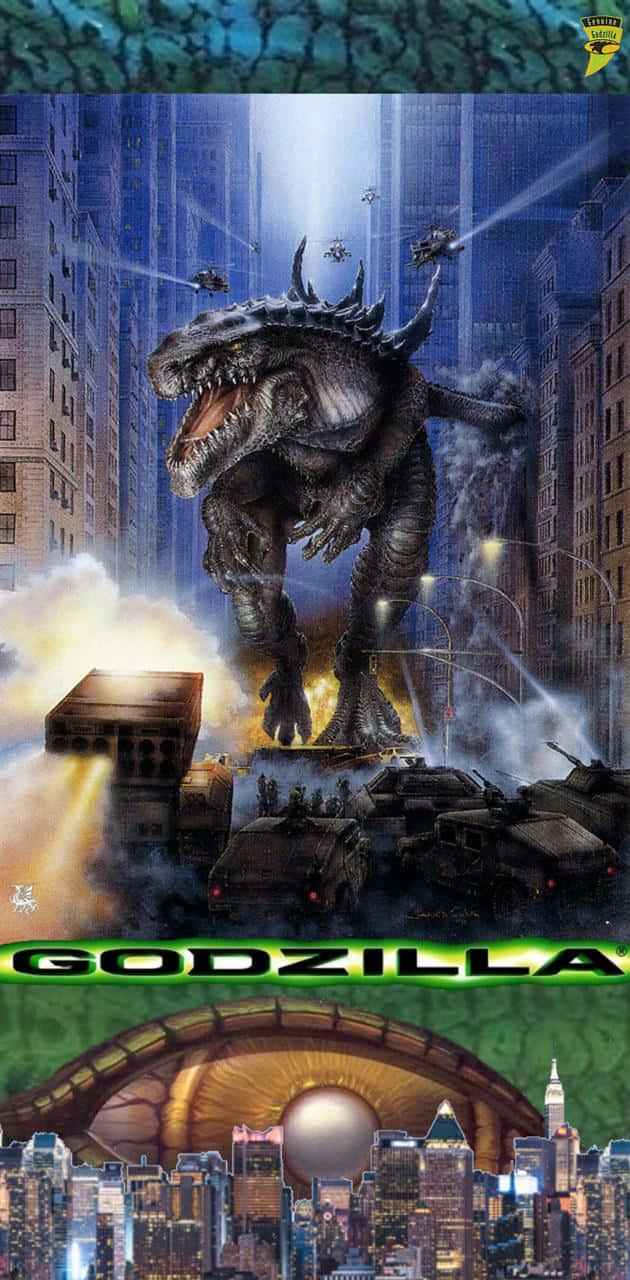 Godzilla 1998, ruined cityscape, helicopters, HD Phone Wallpaper
