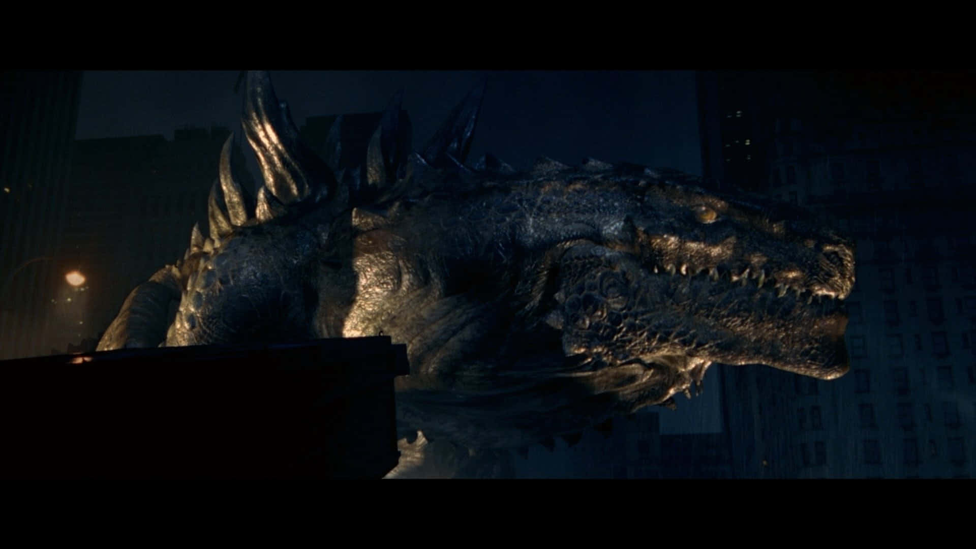 Godzilla 1998, cityscape, night, Full HD Desktop Wallpaper