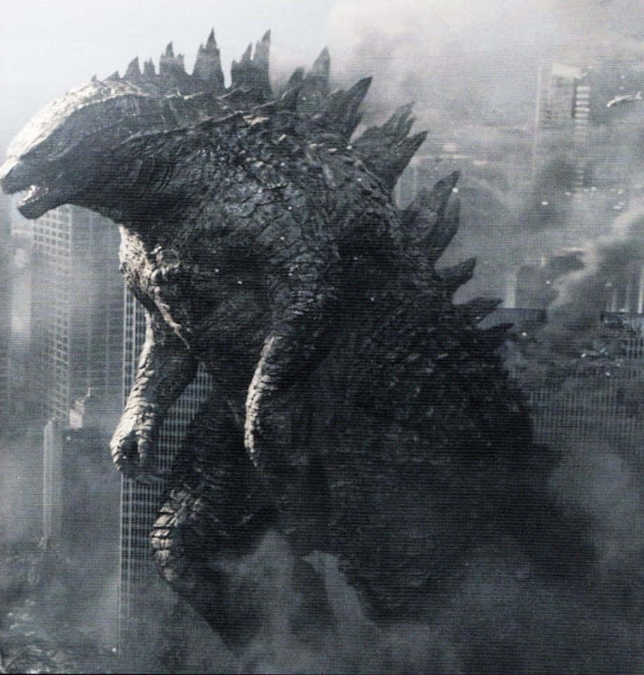 Godzilla 2014, cityscape, skyscrapers, SD Phone Wallpaper