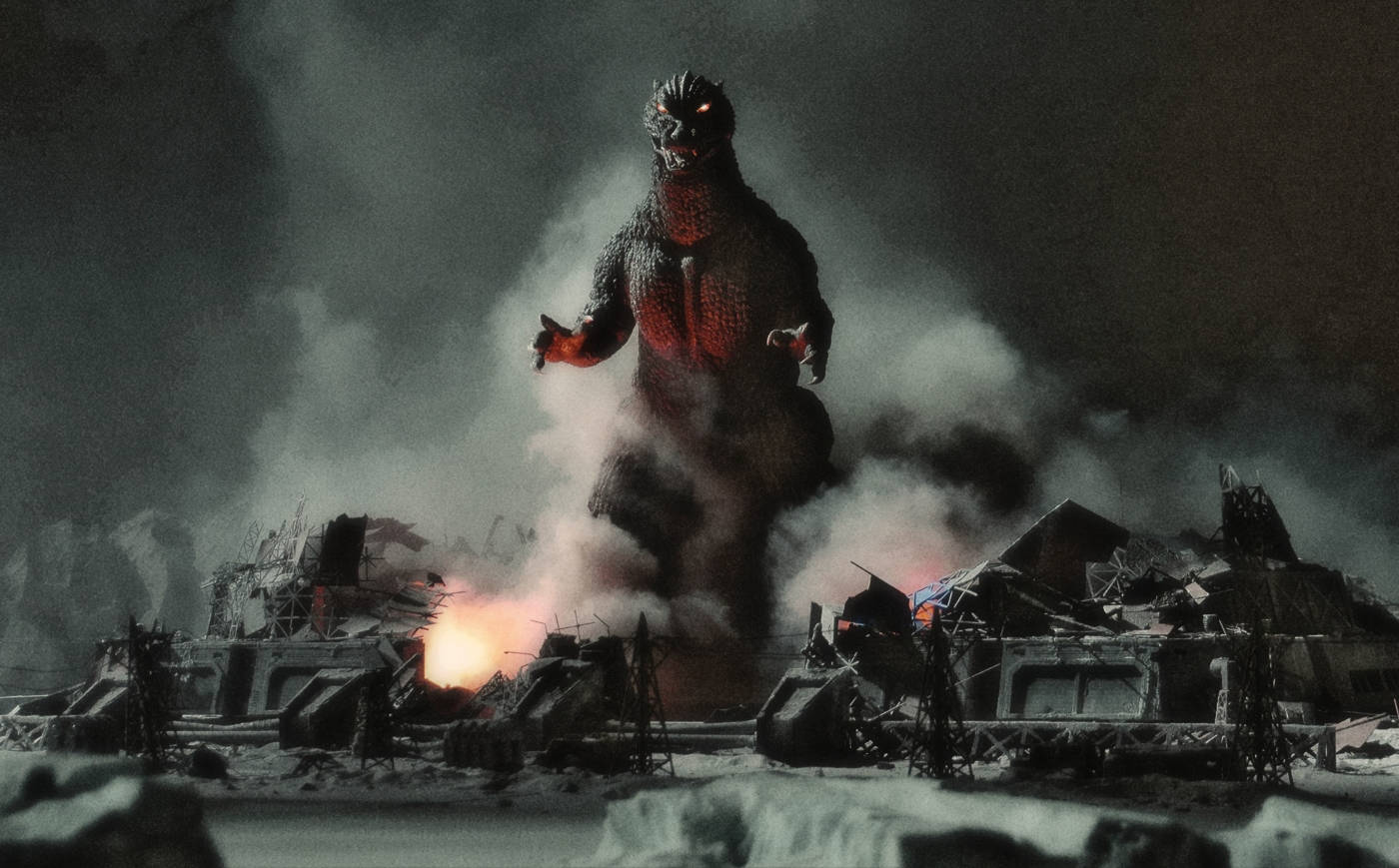 Godzilla, 4K, Army Base, HD Desktop Wallpaper