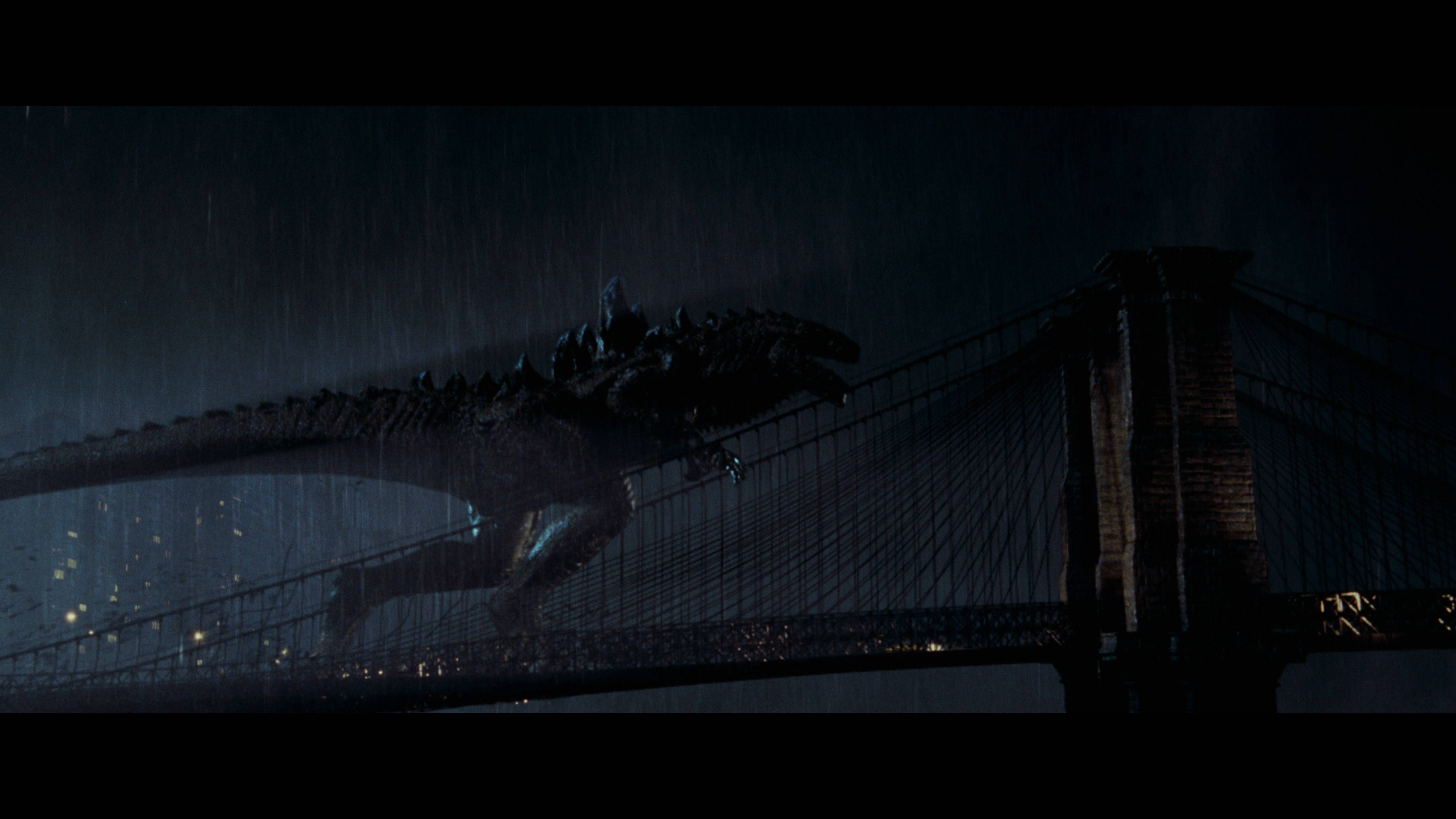 Godzilla, 4K, suspension bridge, 4K Desktop Wallpaper