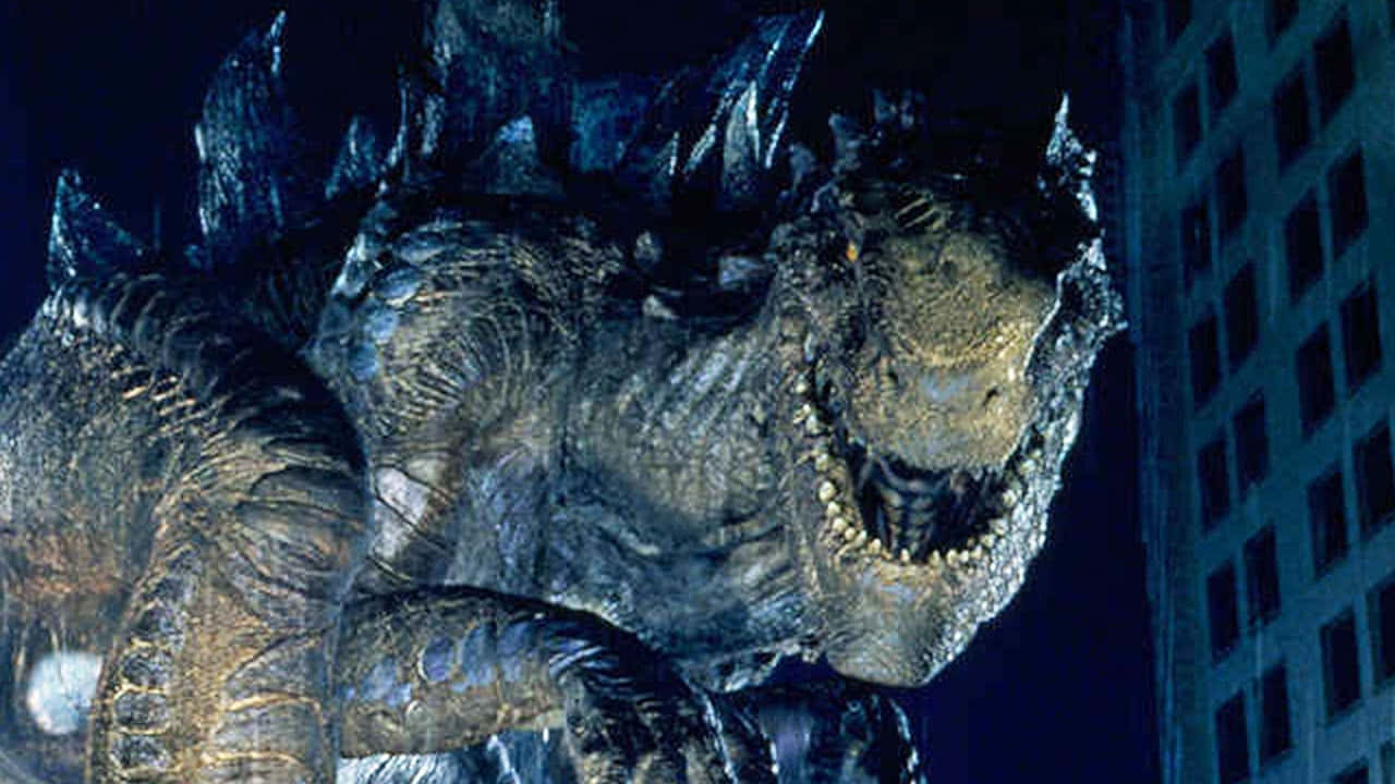 Godzilla 1998, city, night, HD Desktop Wallpaper