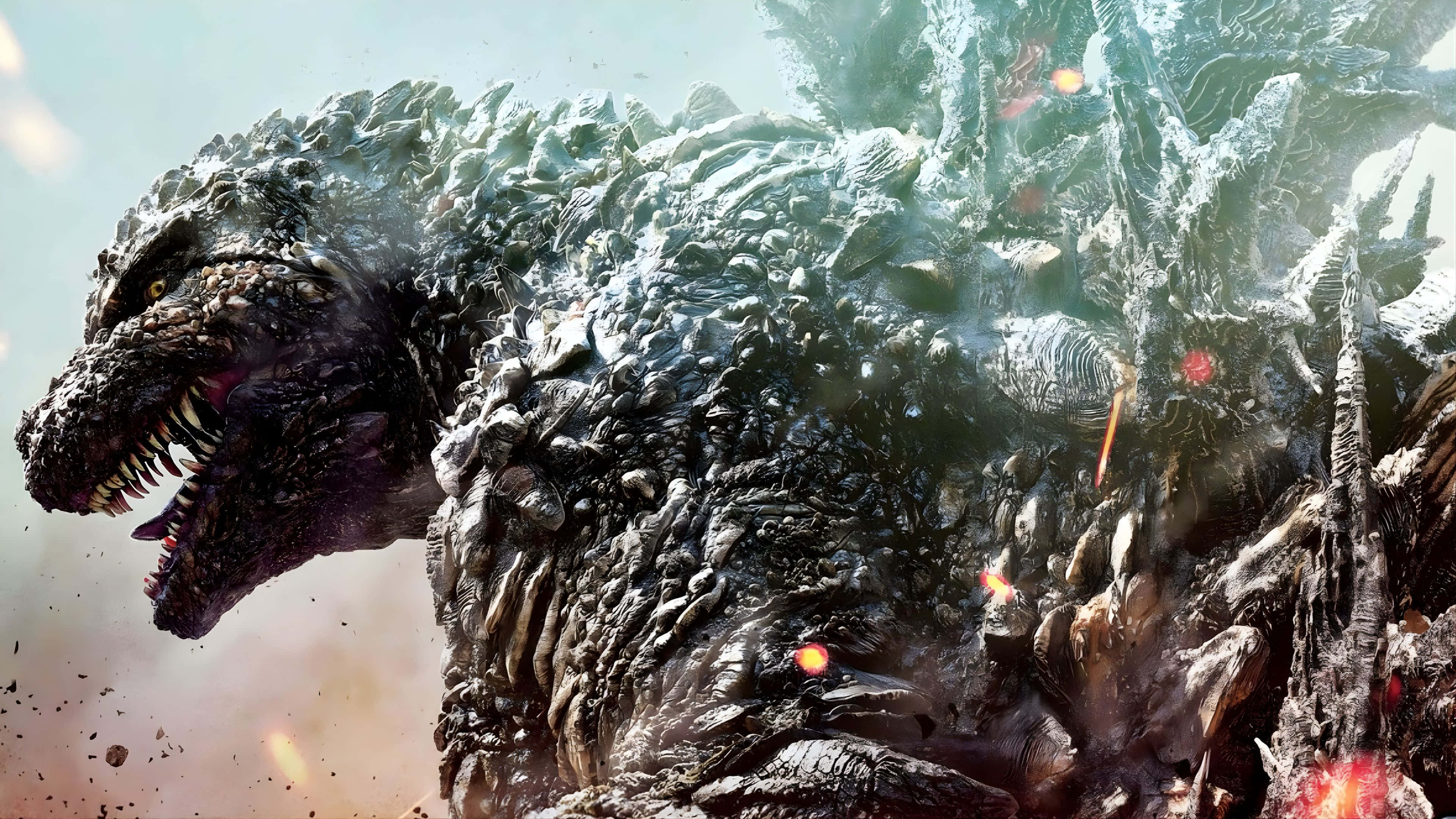 Godzilla Minus One 4K, Godzilla, jagged scales, 4K Desktop Wallpaper