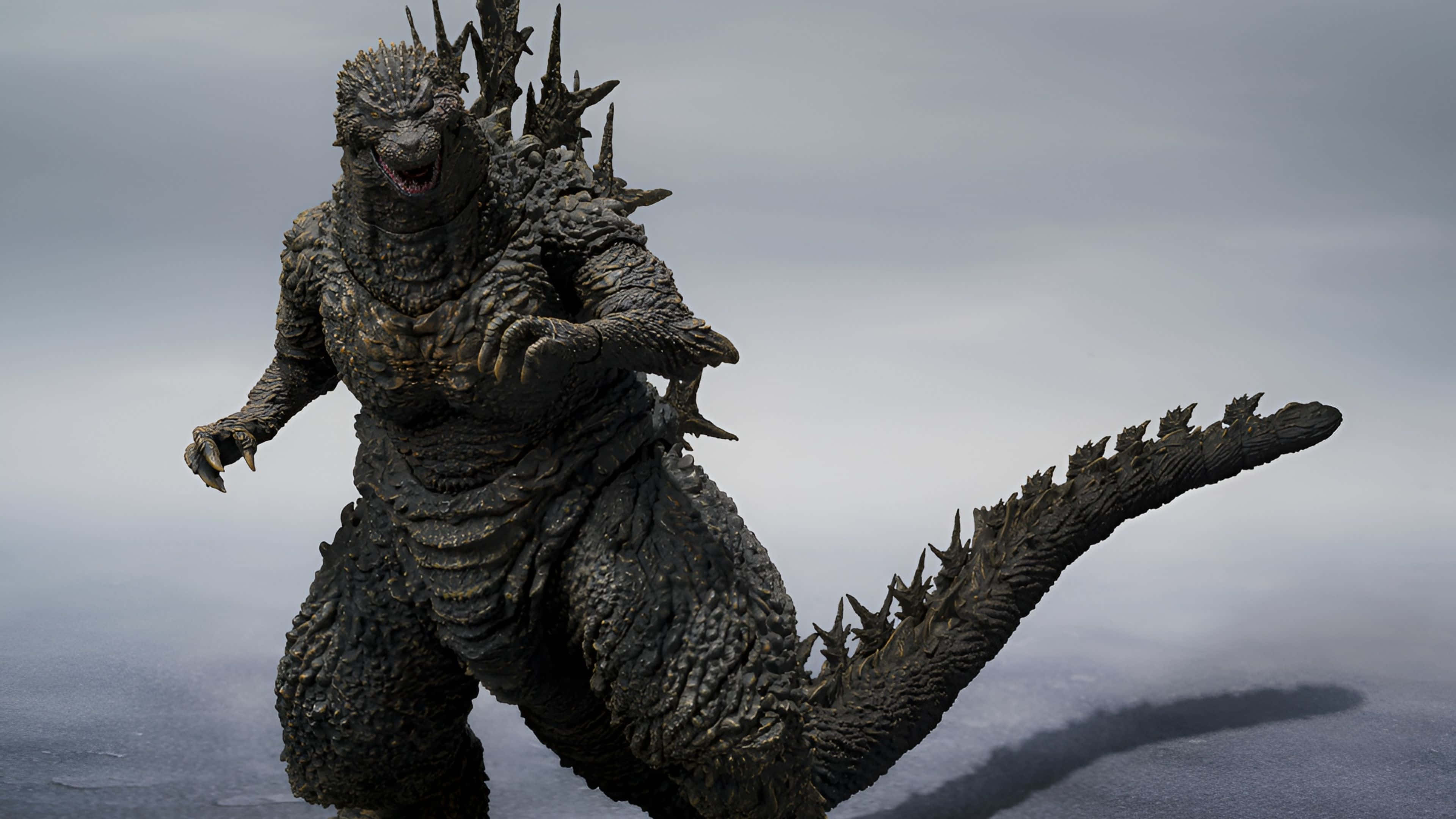 Godzilla Minus One, 4k, misty surface, 4K Desktop Wallpaper