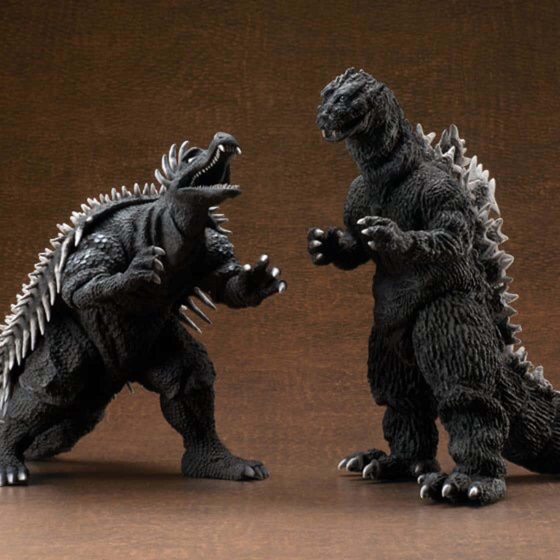 Godzilla, Anguirus, action figures, SD Desktop Wallpaper
