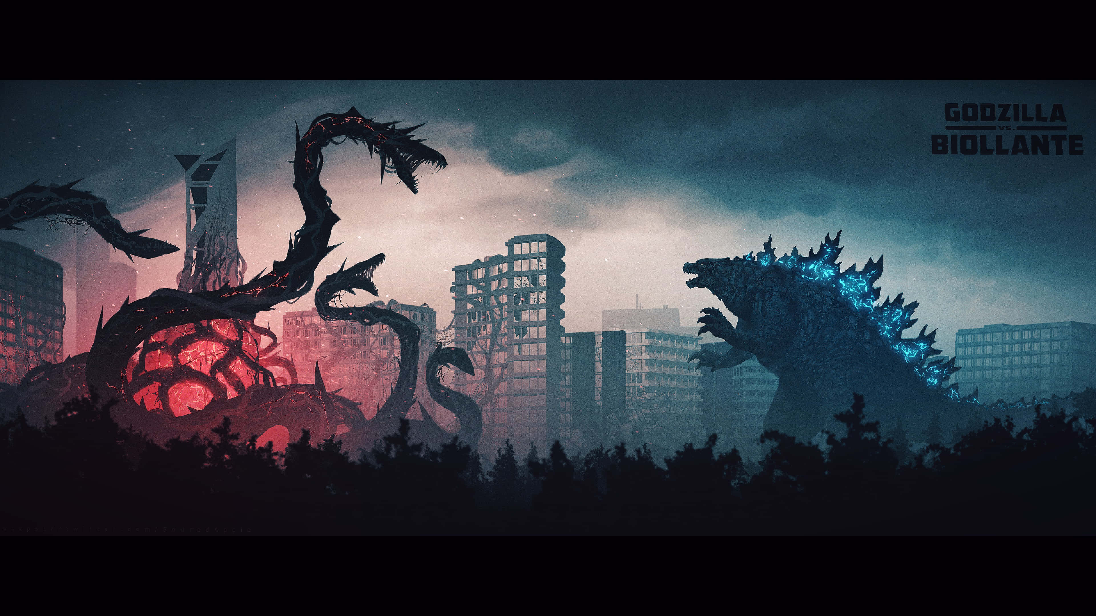 Godzilla Vs Biollante, Godzilla, Biollante, 4K Desktop Wallpaper