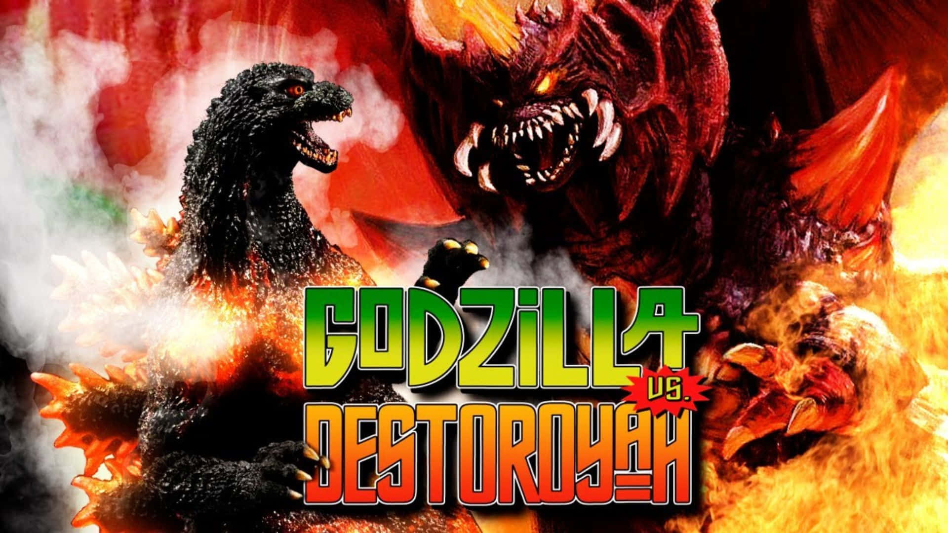 Godzilla Vs Destoroyah, Godzilla, Destoroyah, Full HD Desktop Wallpaper