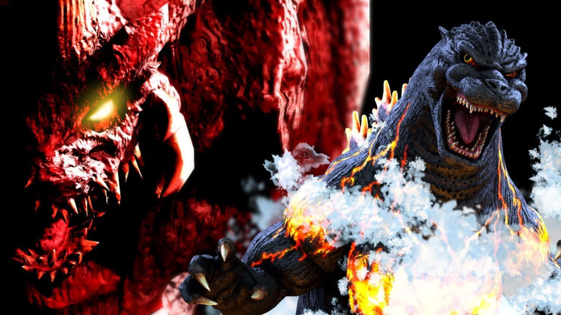 Godzilla Vs Destoroyah, Godzilla, Destoroyah, Full HD Desktop Wallpaper