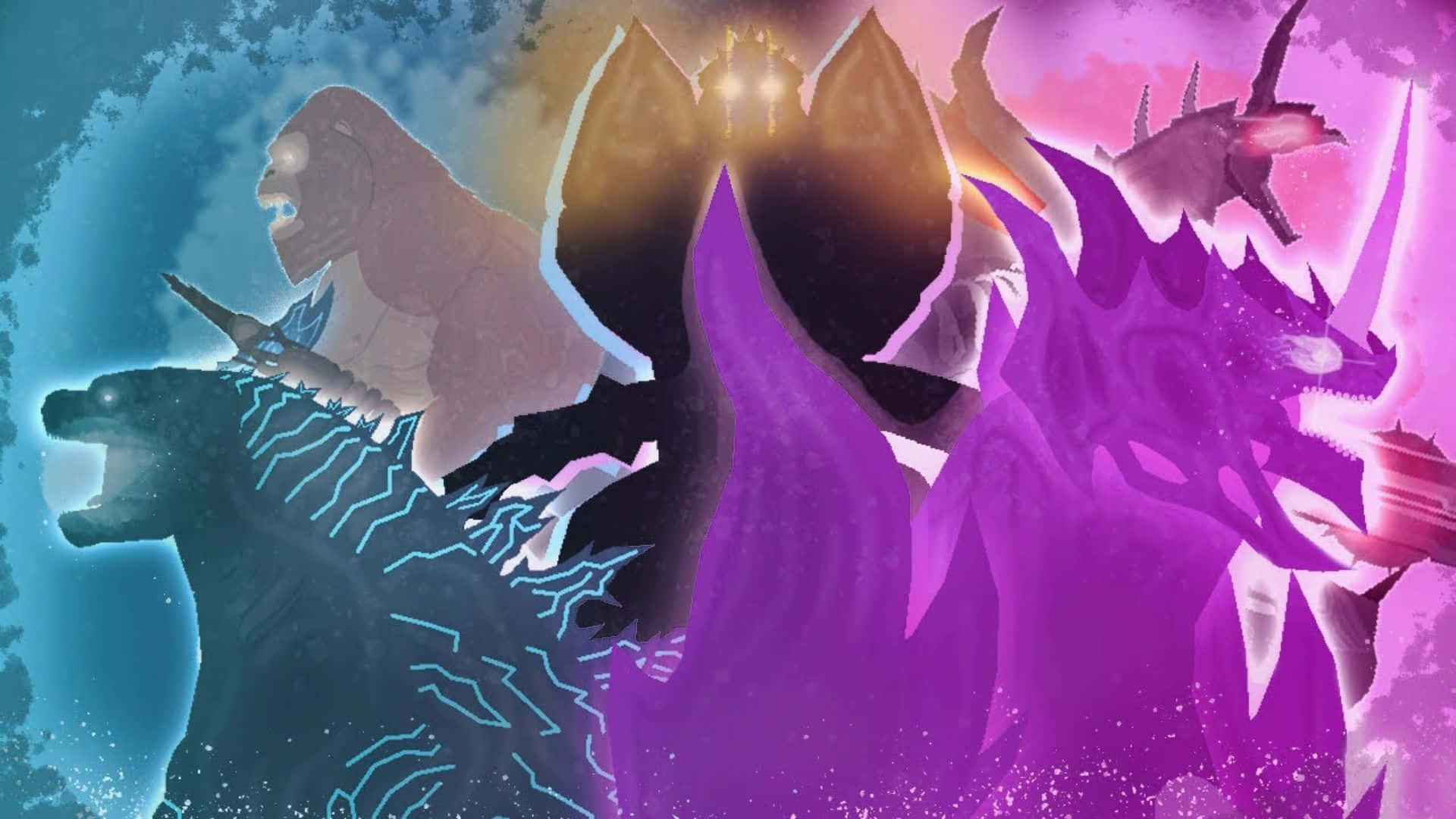 Godzilla Vs Destoroyah, Godzilla, Destoroyah, Full HD Desktop Wallpaper