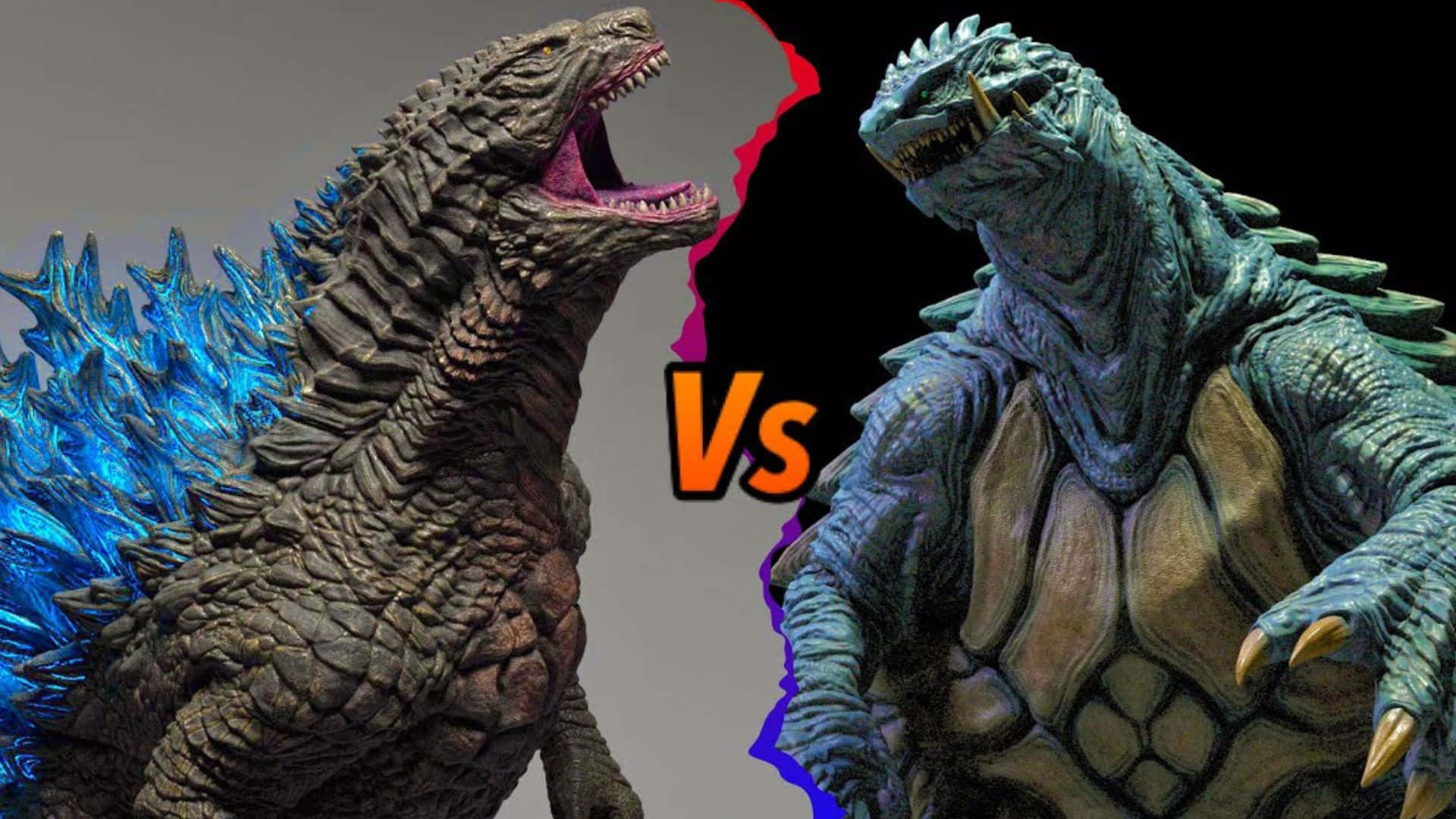 Godzilla, Gamera, Vs, Full HD Desktop Wallpaper
