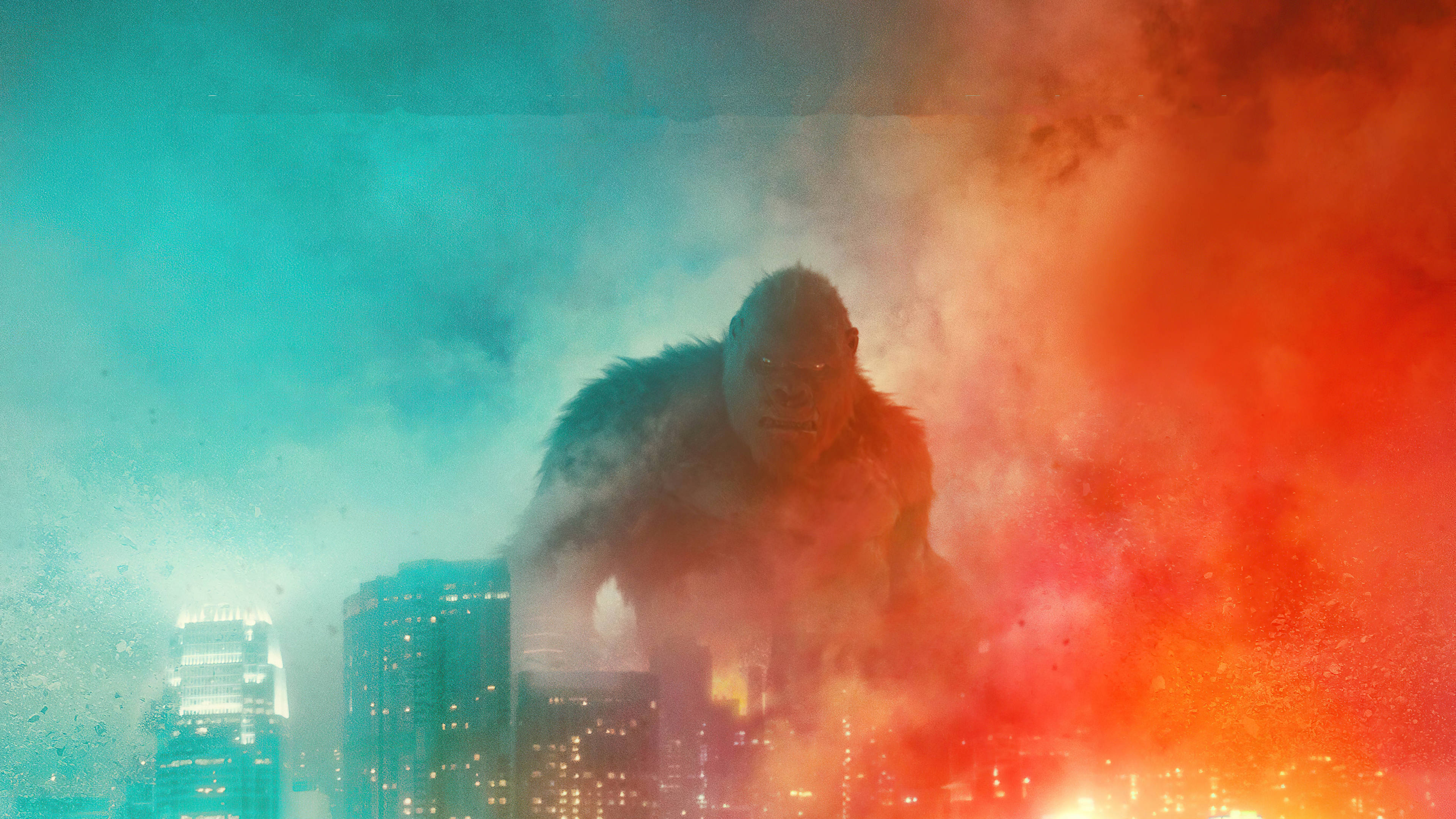 Godzilla Vs Kong 2021, Kong, colossal gorilla, 4K Desktop Wallpaper