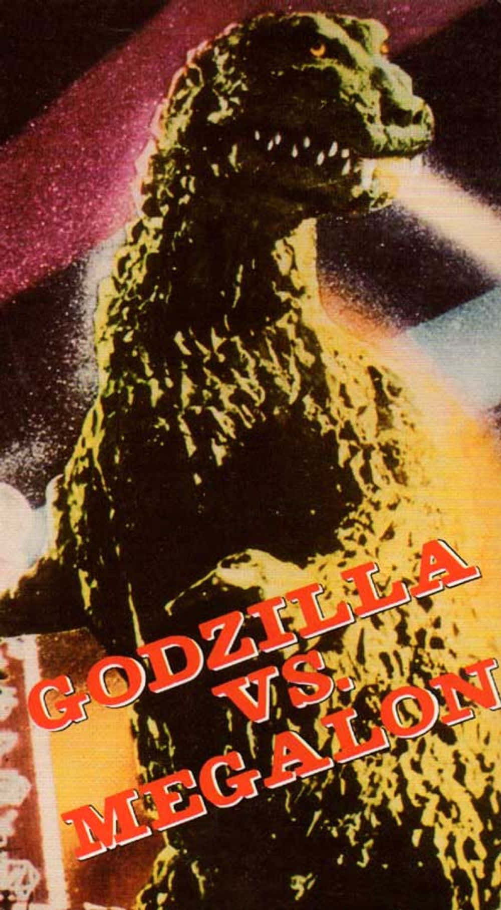 Godzilla, Megalon, vintage movie poster, HD Phone Wallpaper