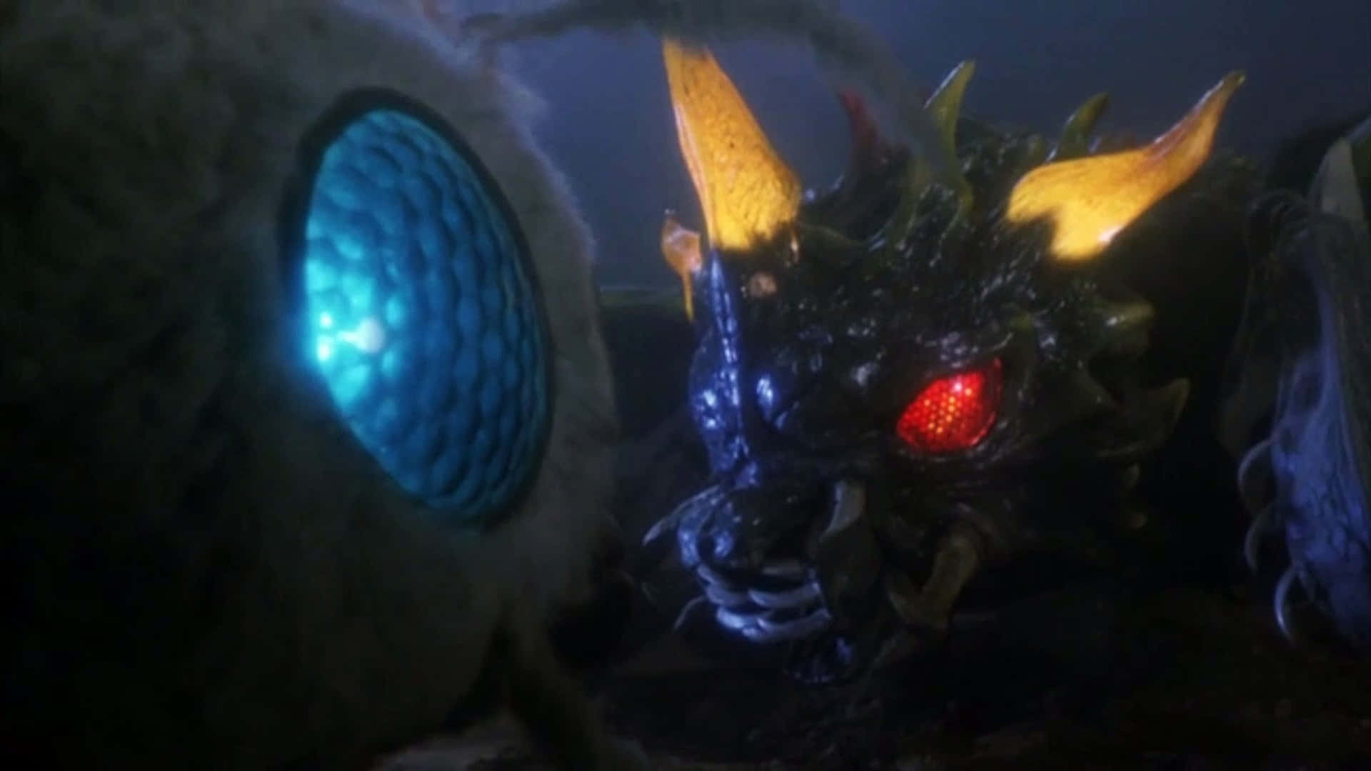 Godzilla, Mothra, glowing red eyes, Full HD Desktop Wallpaper
