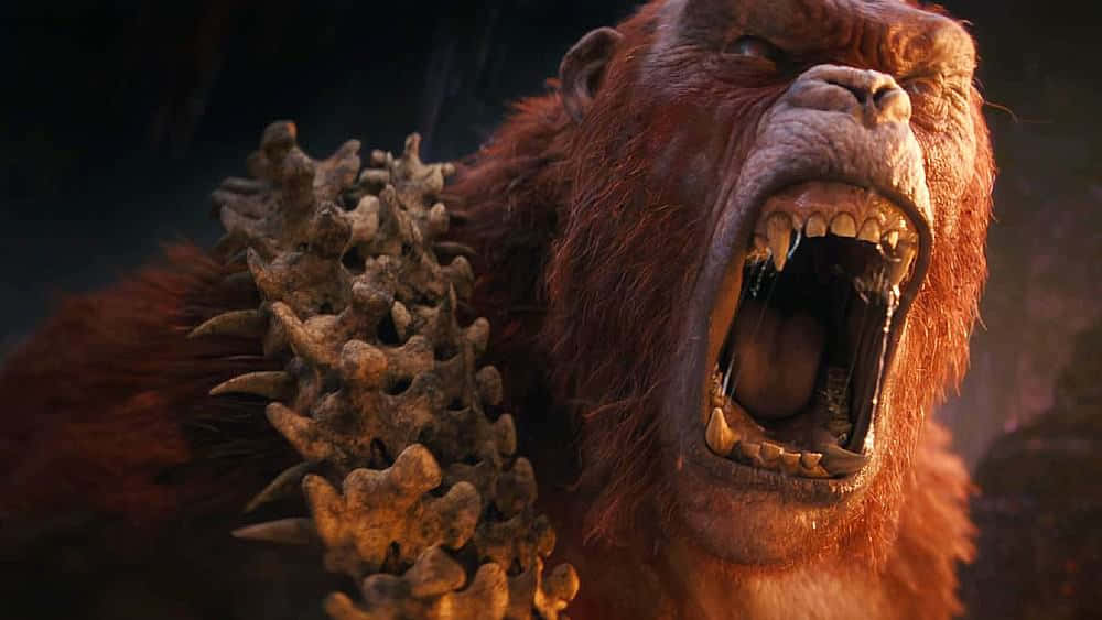 Kong, ferocious roar, bone spikes, SD Desktop Wallpaper